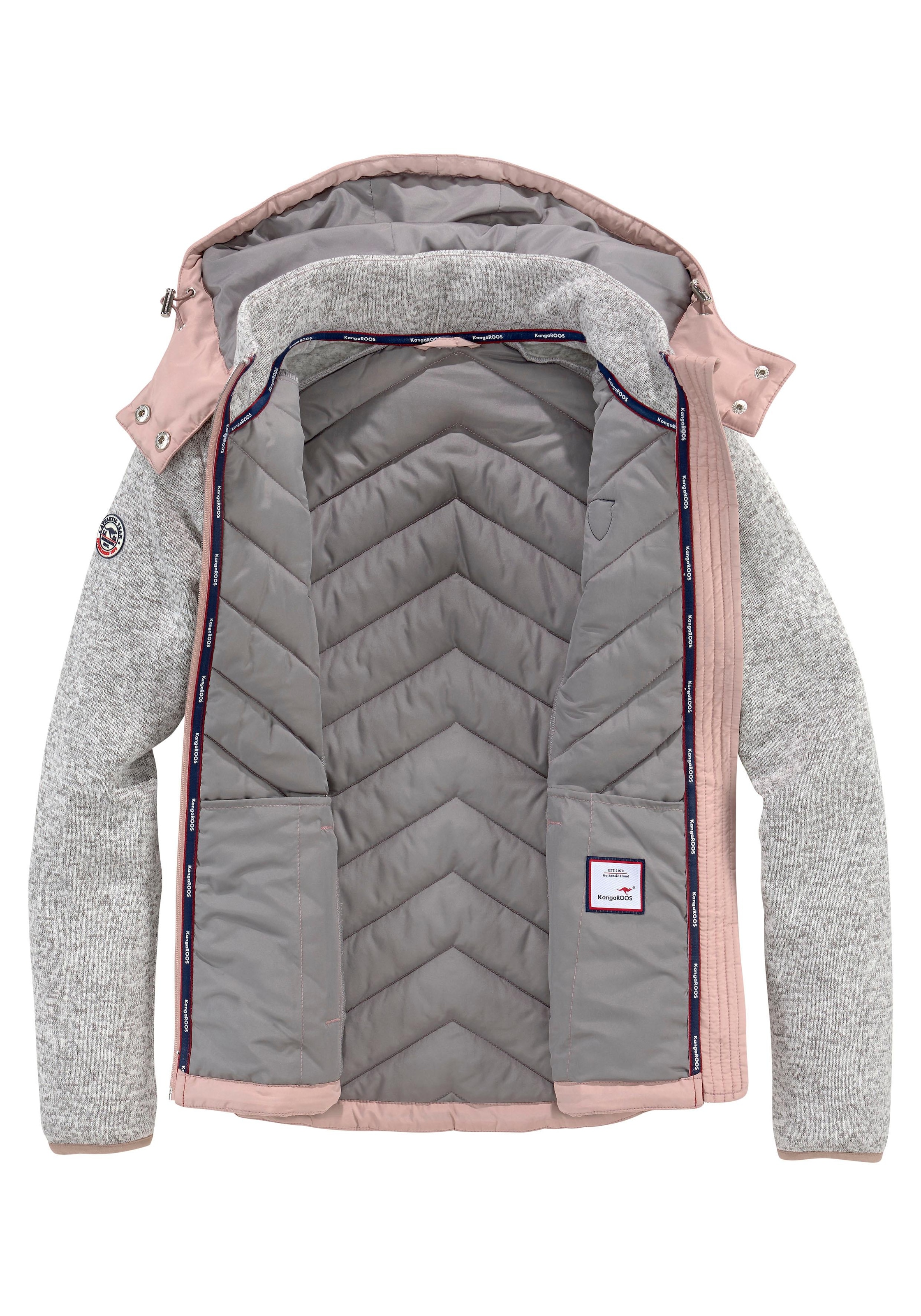 Steppdetails KangaROOS mit Kurzjacke BAUR kaufen | online