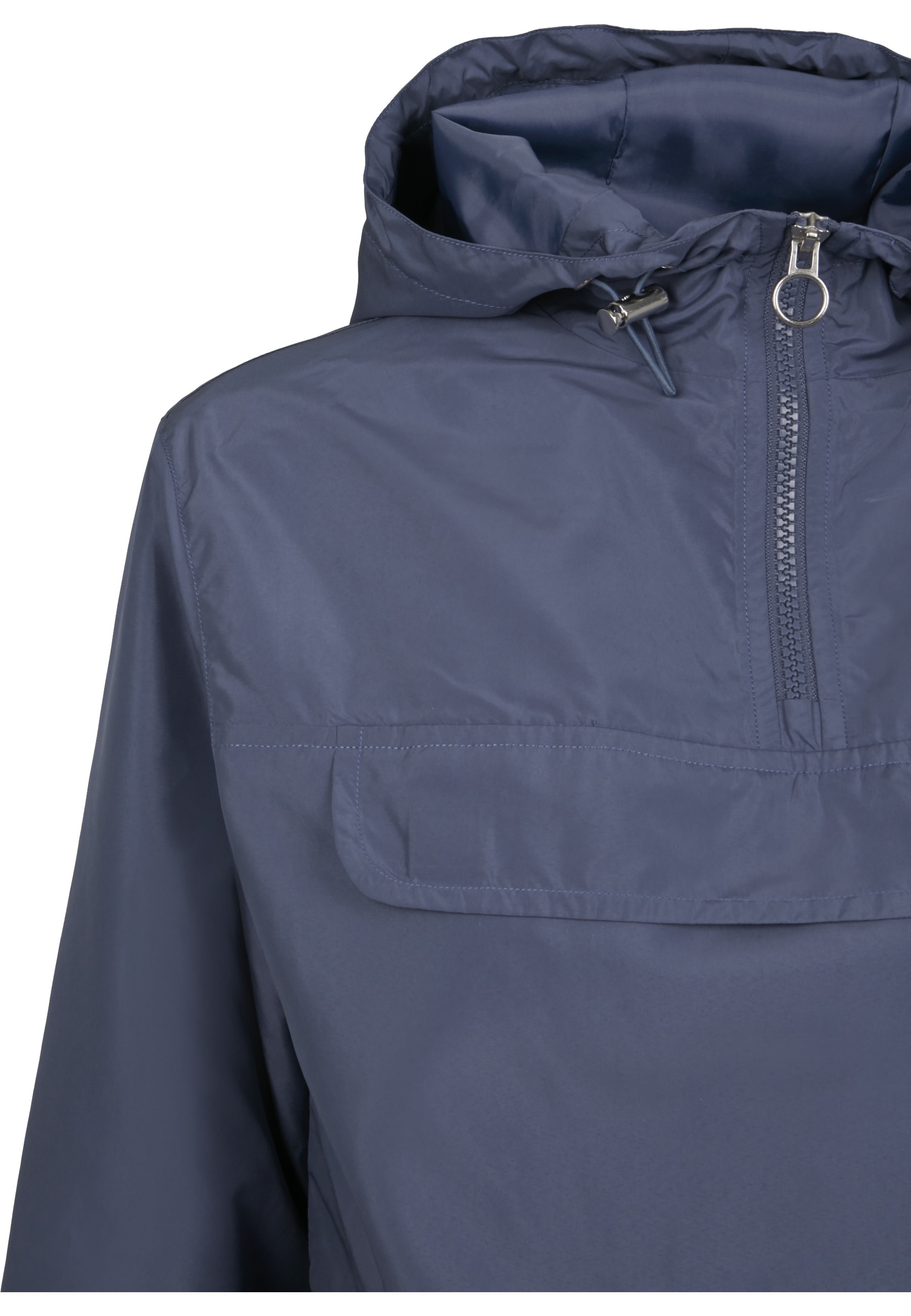 URBAN CLASSICS Allwetterjacke »Urban Classics Damen Ladies Basic Pull Over Jacket« 1 Stk. tlg. mit Kapuze