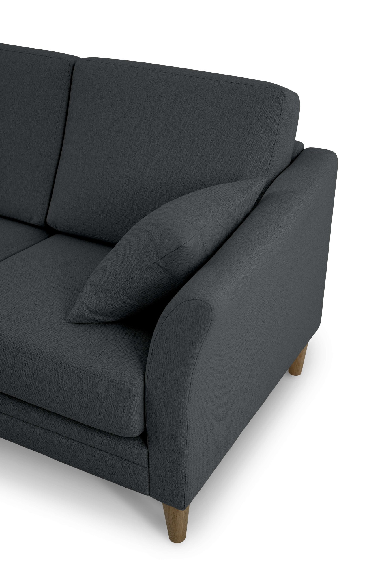 Home affaire 3-Sitzer »Arellano, Breite 217 cm«, klassisches Design, 2 Zierkissen inklusive, Webstoff fein