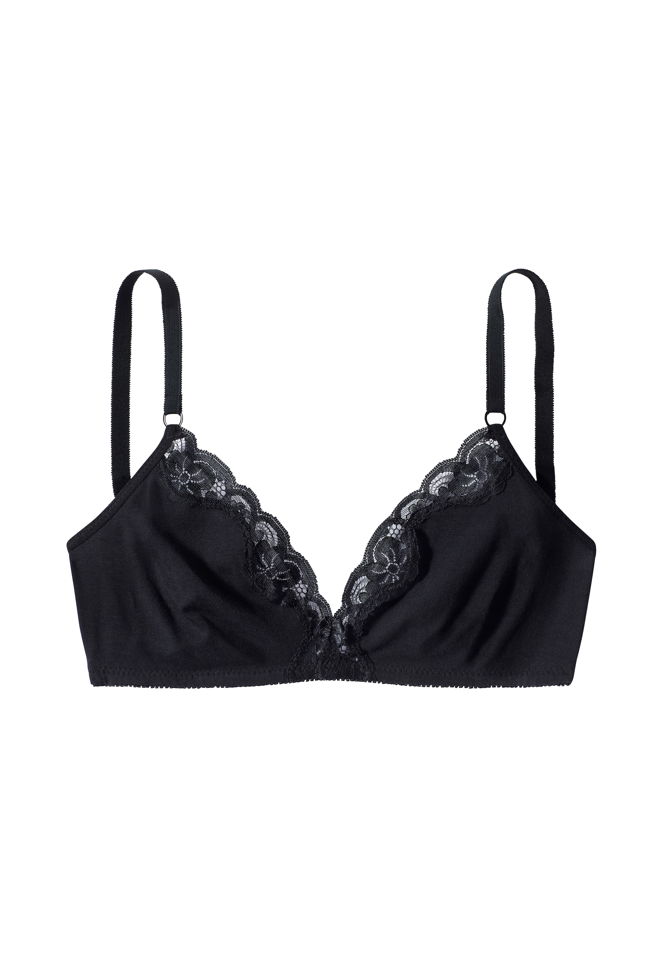 petite fleur Bralette-BH, ohne Bügel aus Baumwolle mit Spitze