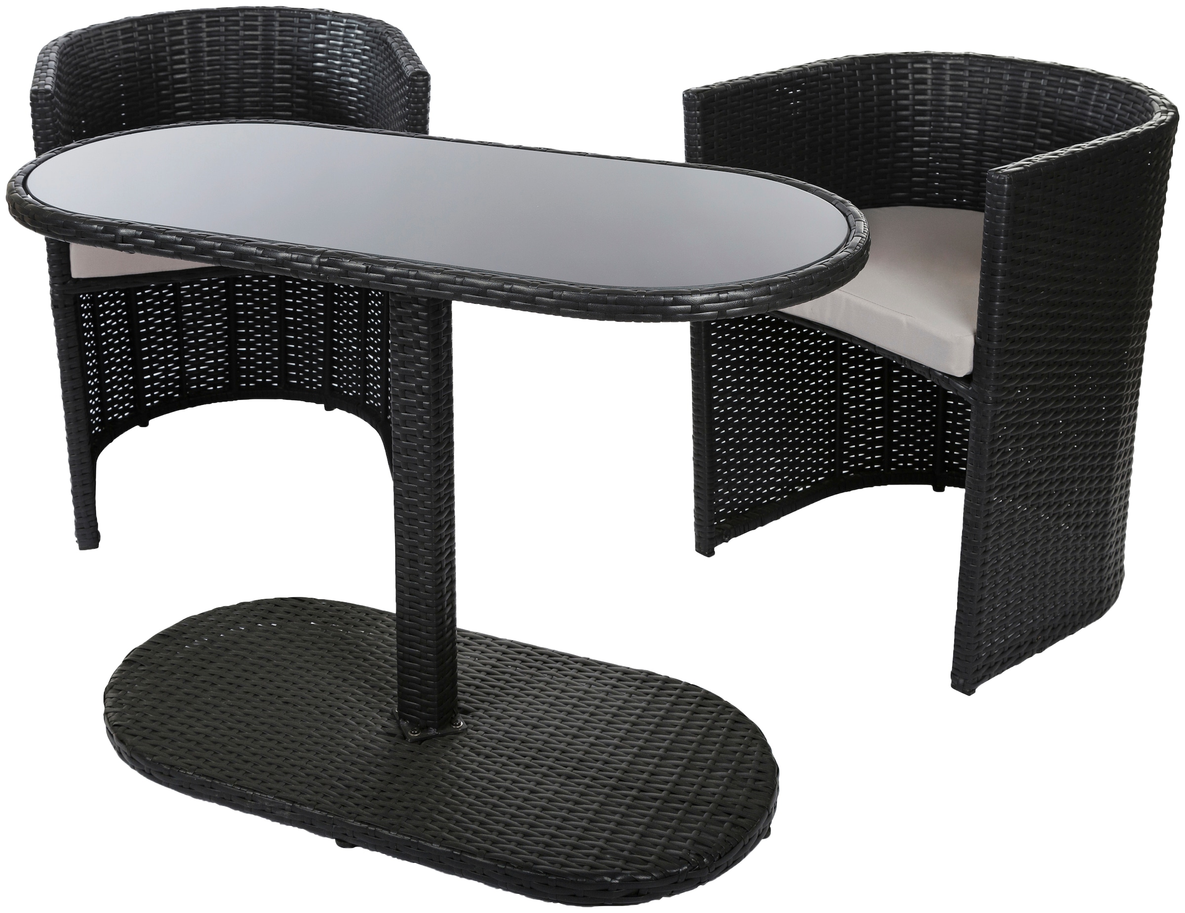 my Flair Gartenlounge-Set 3 Stk. tlg. 2 Stühle, 1 Tisch günstig online kaufen