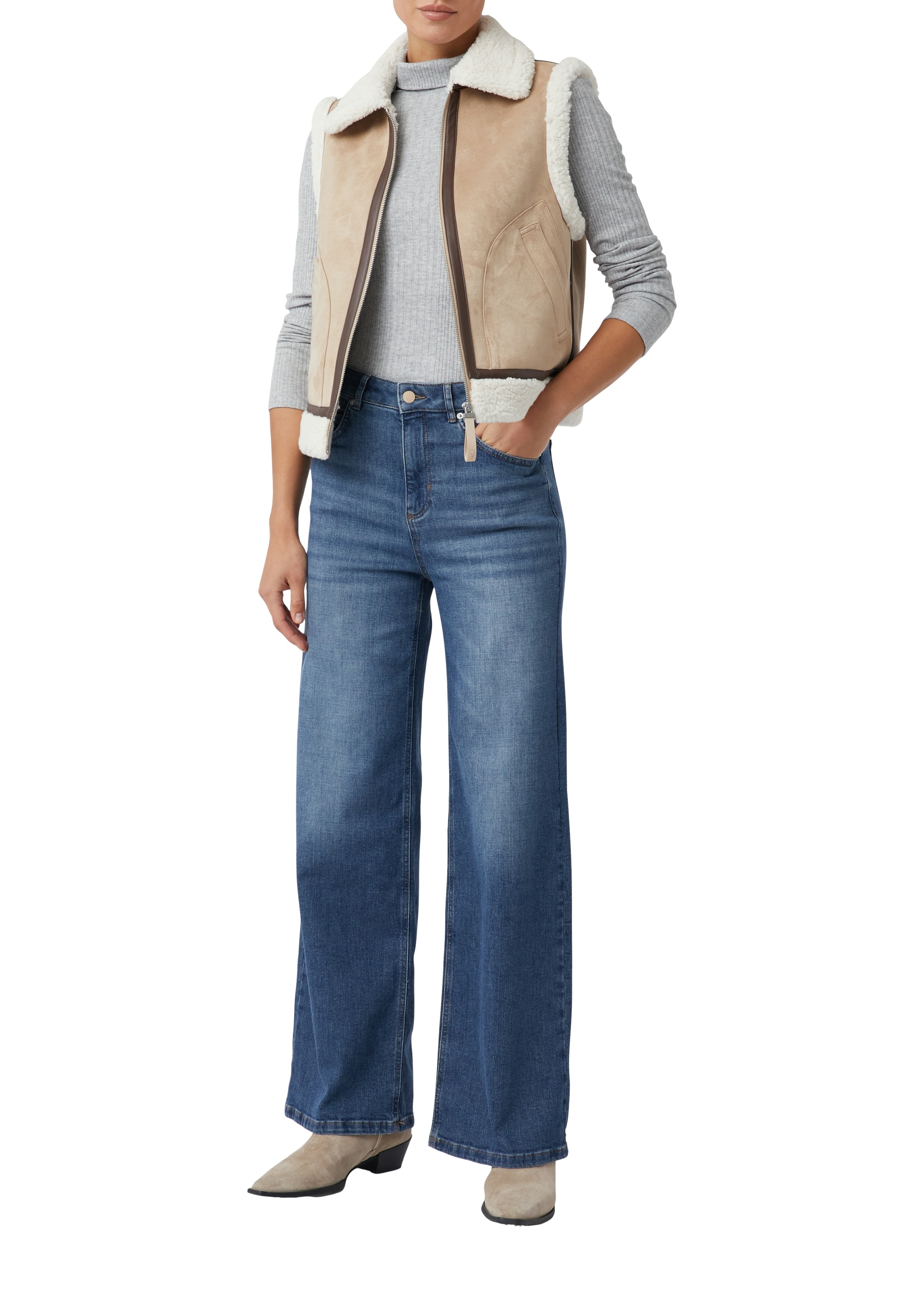 comma casual identity Loose-fit-Jeans "sorgt für eine moderne Silhouette", günstig online kaufen