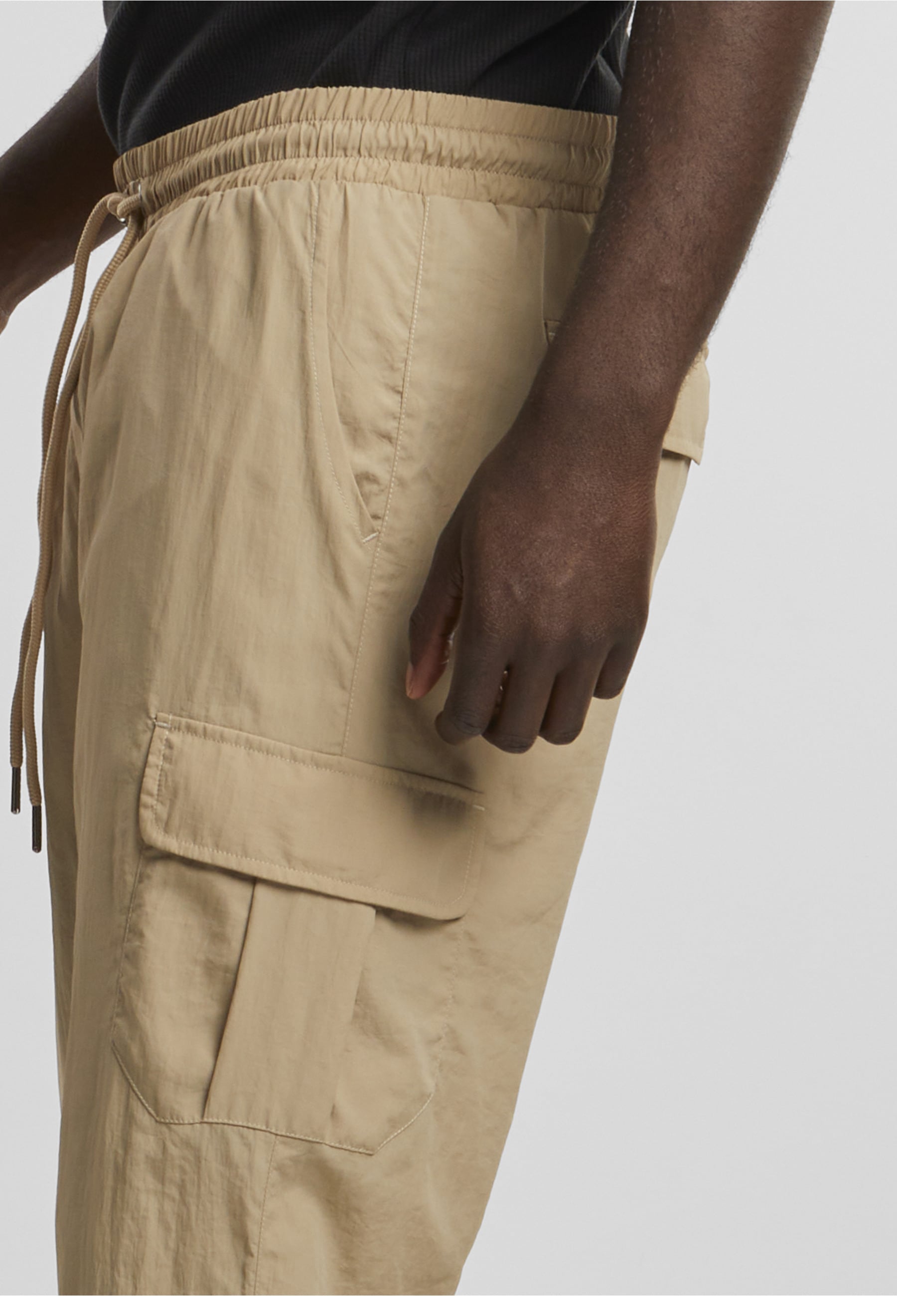 URBAN CLASSICS Cargohose »Urban Classics Herren Straight Leg Nylon Cargo Pants«