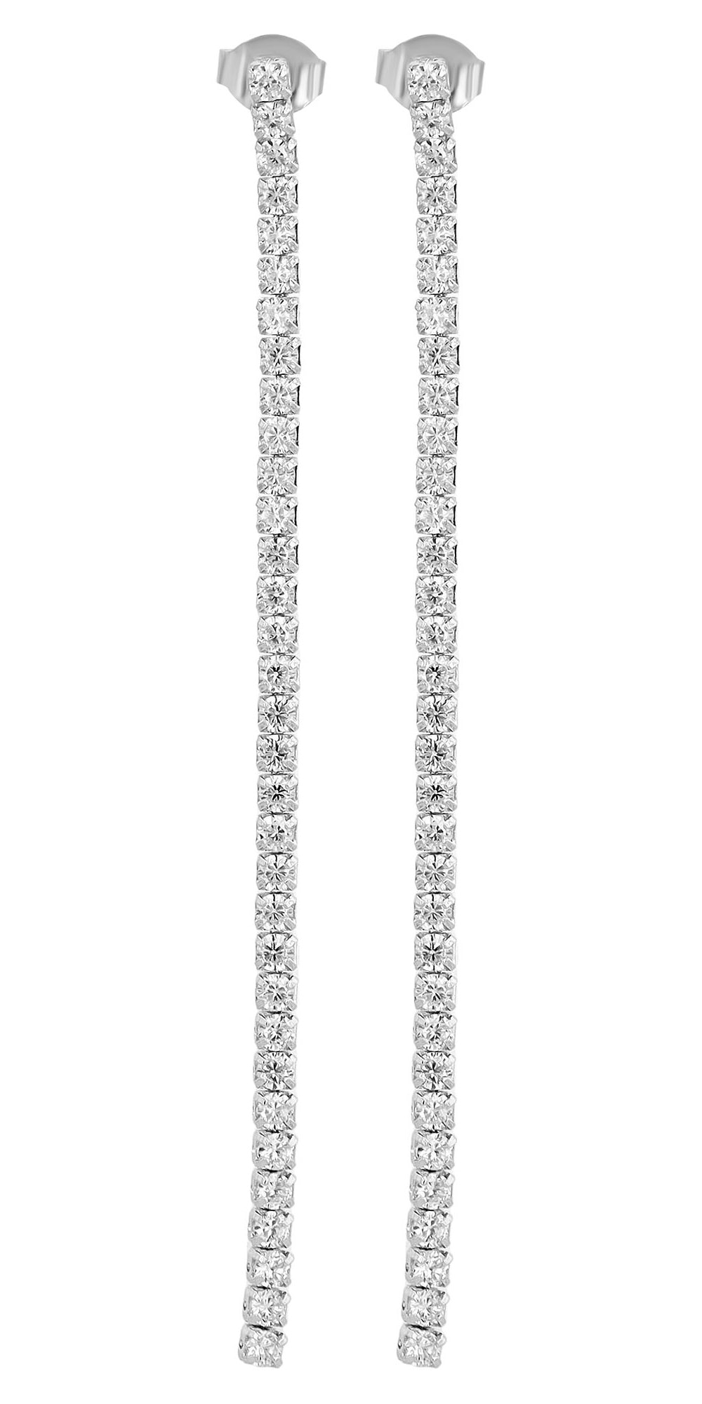 Adelia´s Paar Ohrhänger "Ohrringe – Ohrstecker aus 925 Silber mit Zirkonia" Schöne Geschenkidee zum Valentinstag