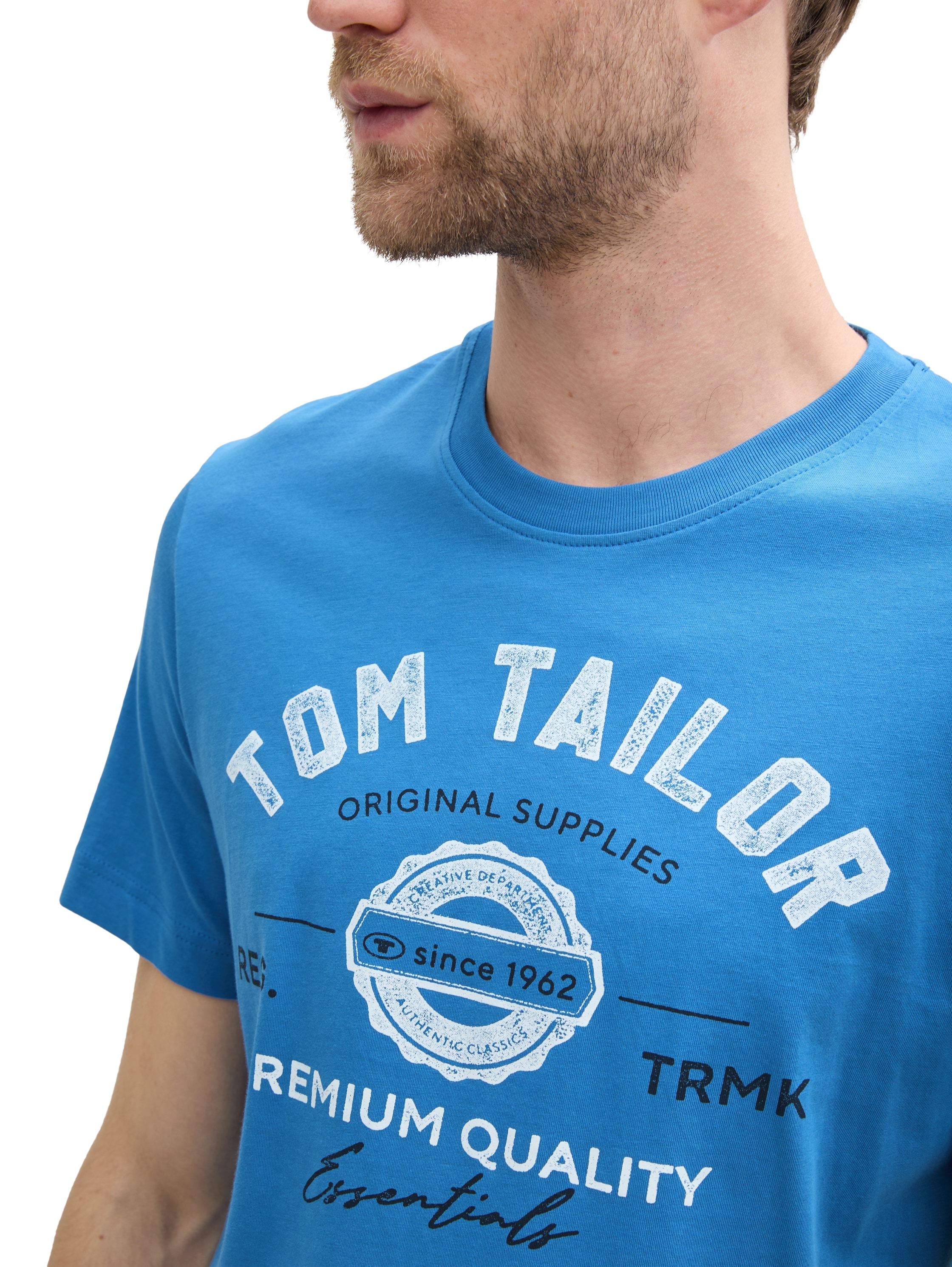 TOM TAILOR T-Shirt, mit großem Logofrontprint