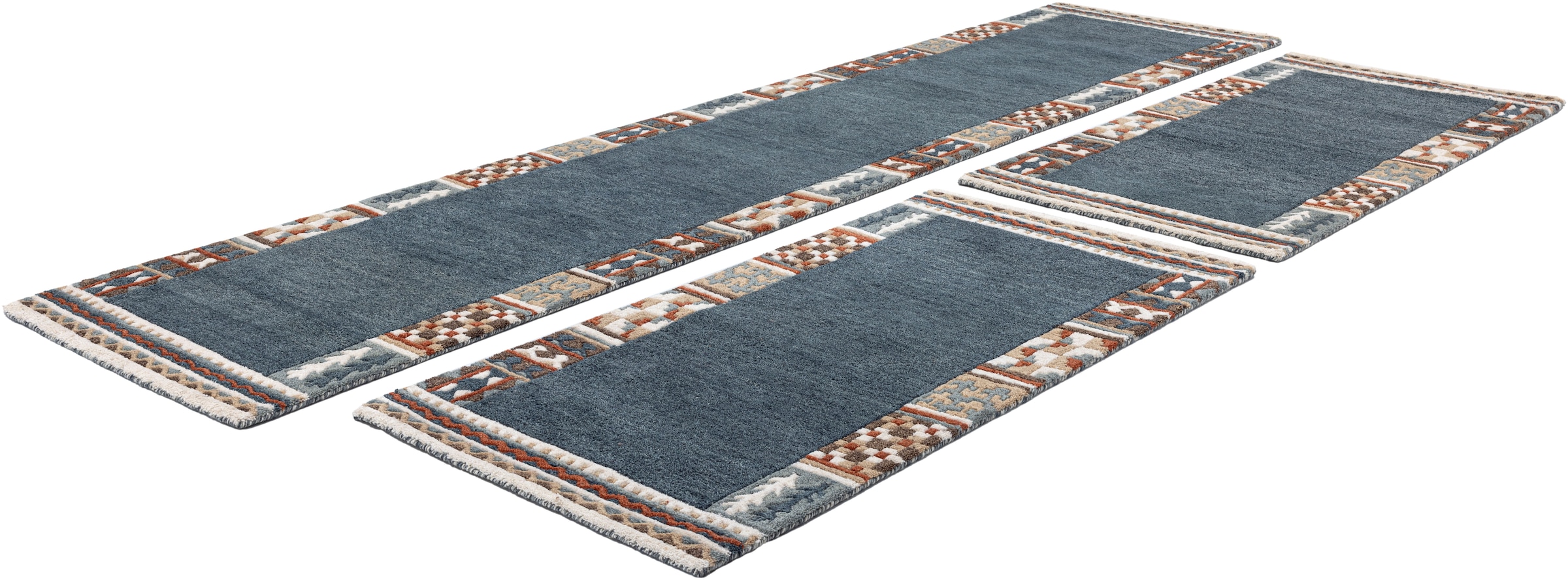 THEKO Bettumrandung "Nuno, handgearbeitet, mit Bordüre" Höhe 14 mm 3 Stk. t günstig online kaufen