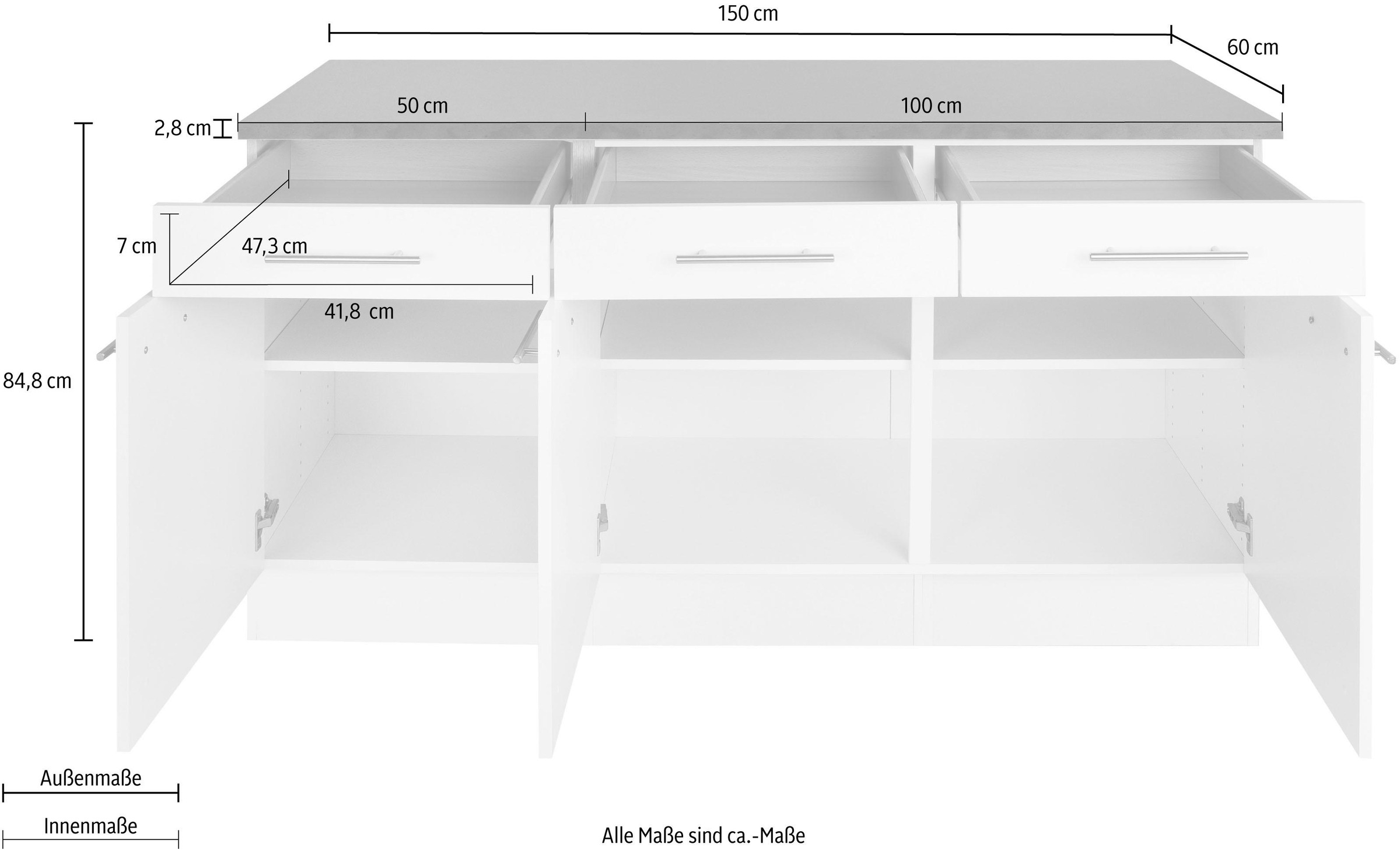 OPTIFIT Unterschrank »Tula« , Breite 150 cm