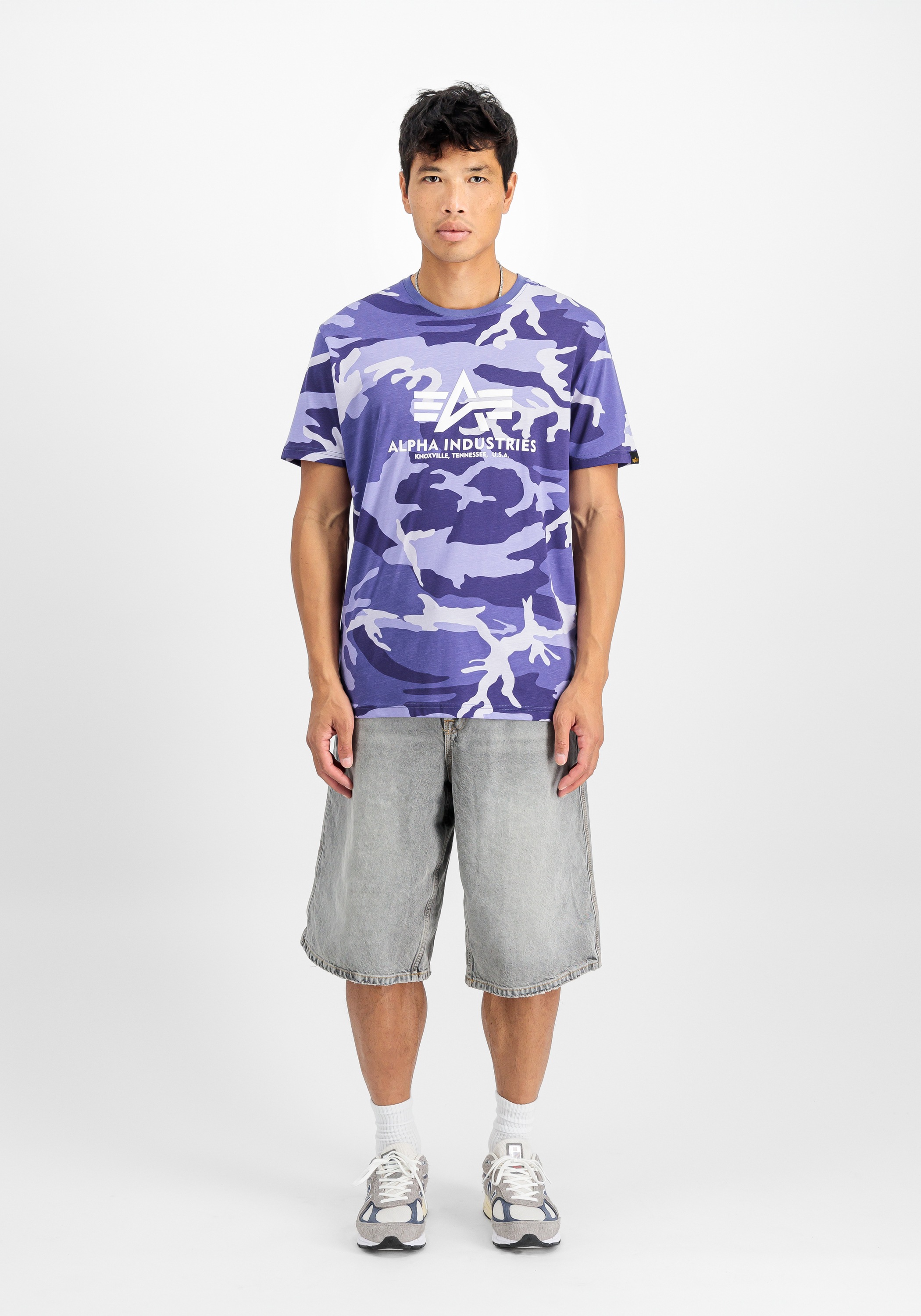 Alpha Industries T-Shirt »Alpha Industries Men - T-Shirts Basic T-Shirt BL Camo PP«