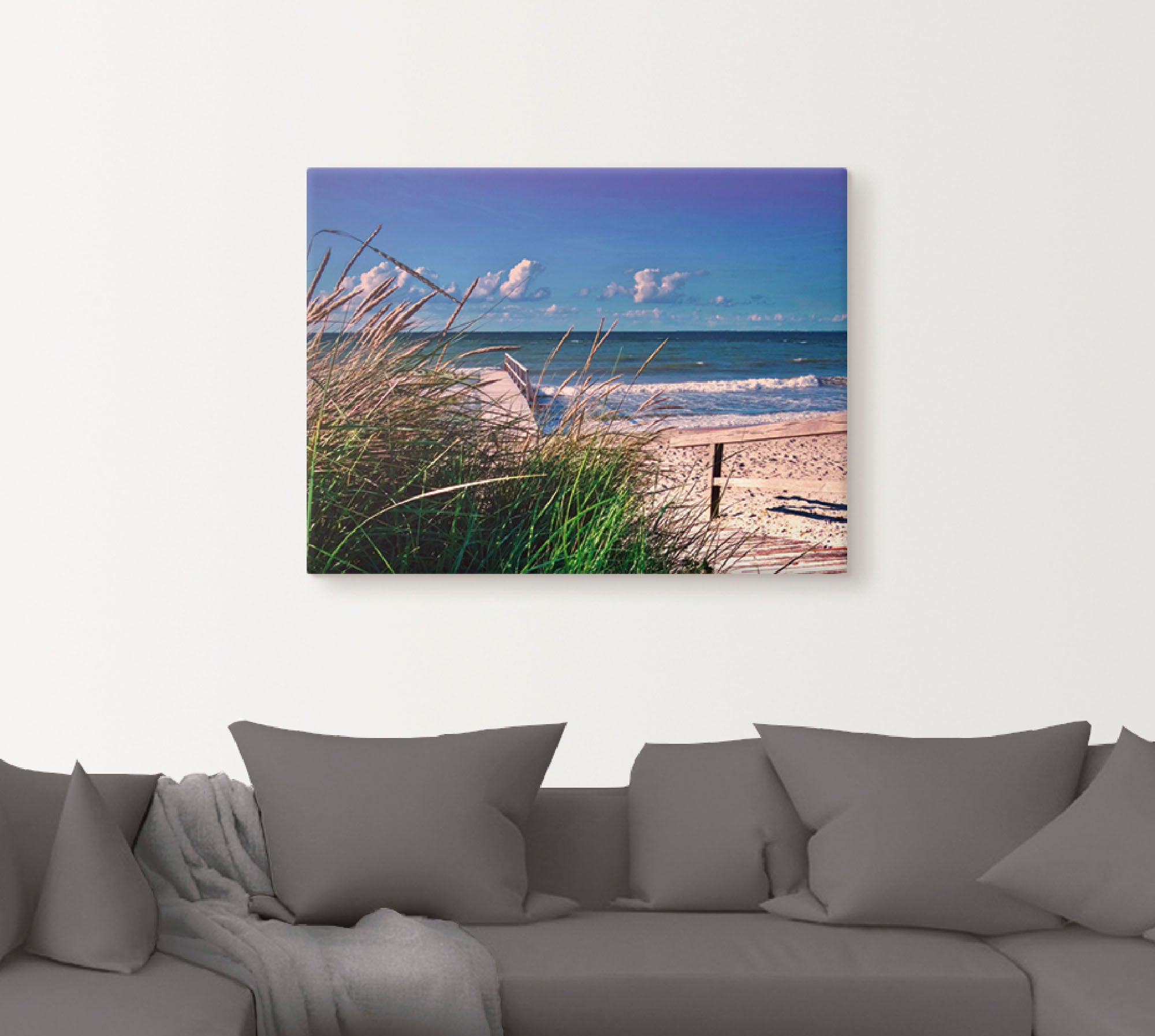 Artland Wandbild »Ostsee Impression Heiligenhafen«, Strand, (1 St.), als Alubild, Outdoorbild, Leinwandbild, Wandaufkleber, versch. Größen