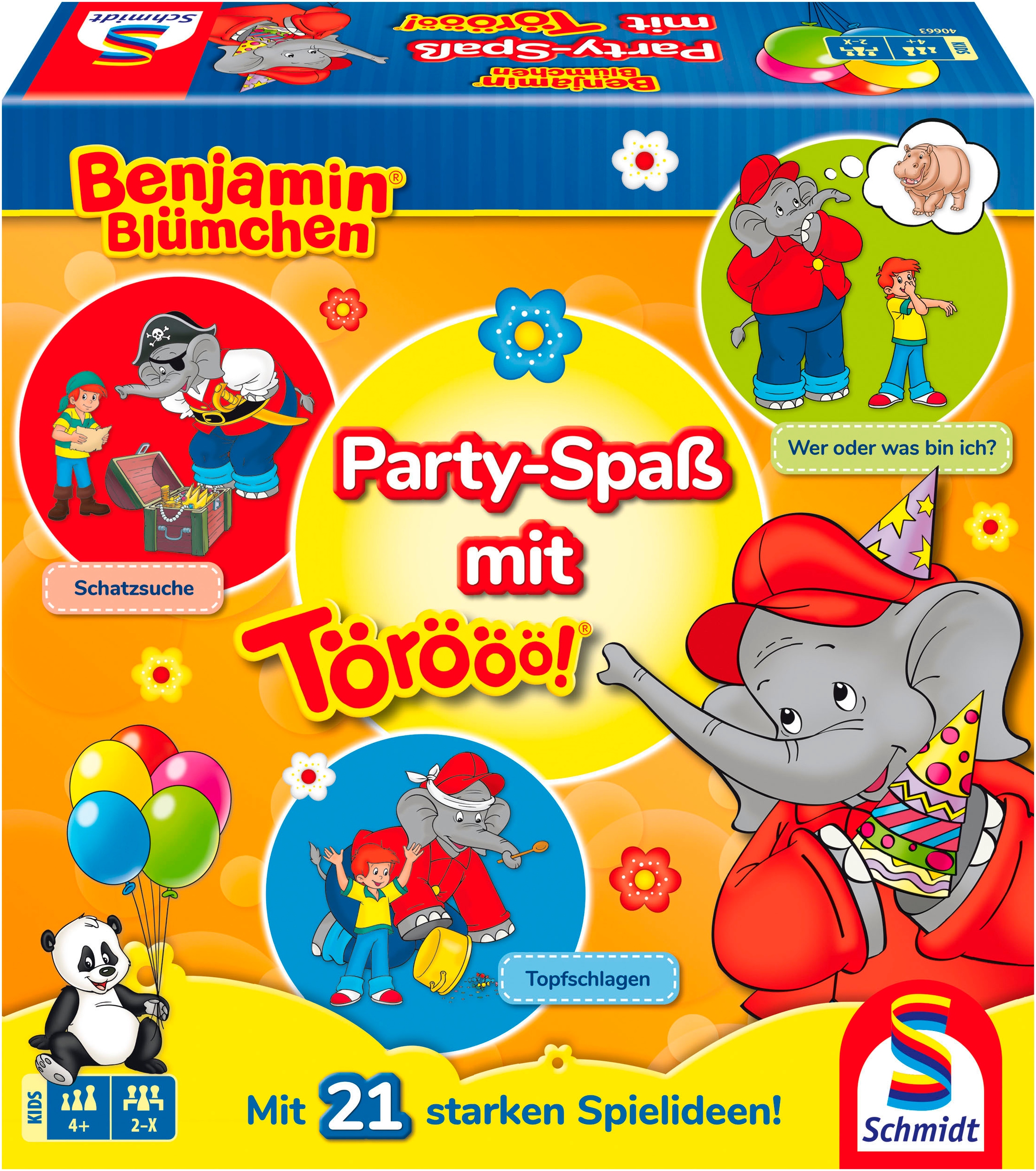 Schmidt Spiele Spielesammlung »Benjamin Blümchen, Party-Spaß mit Törööö!«