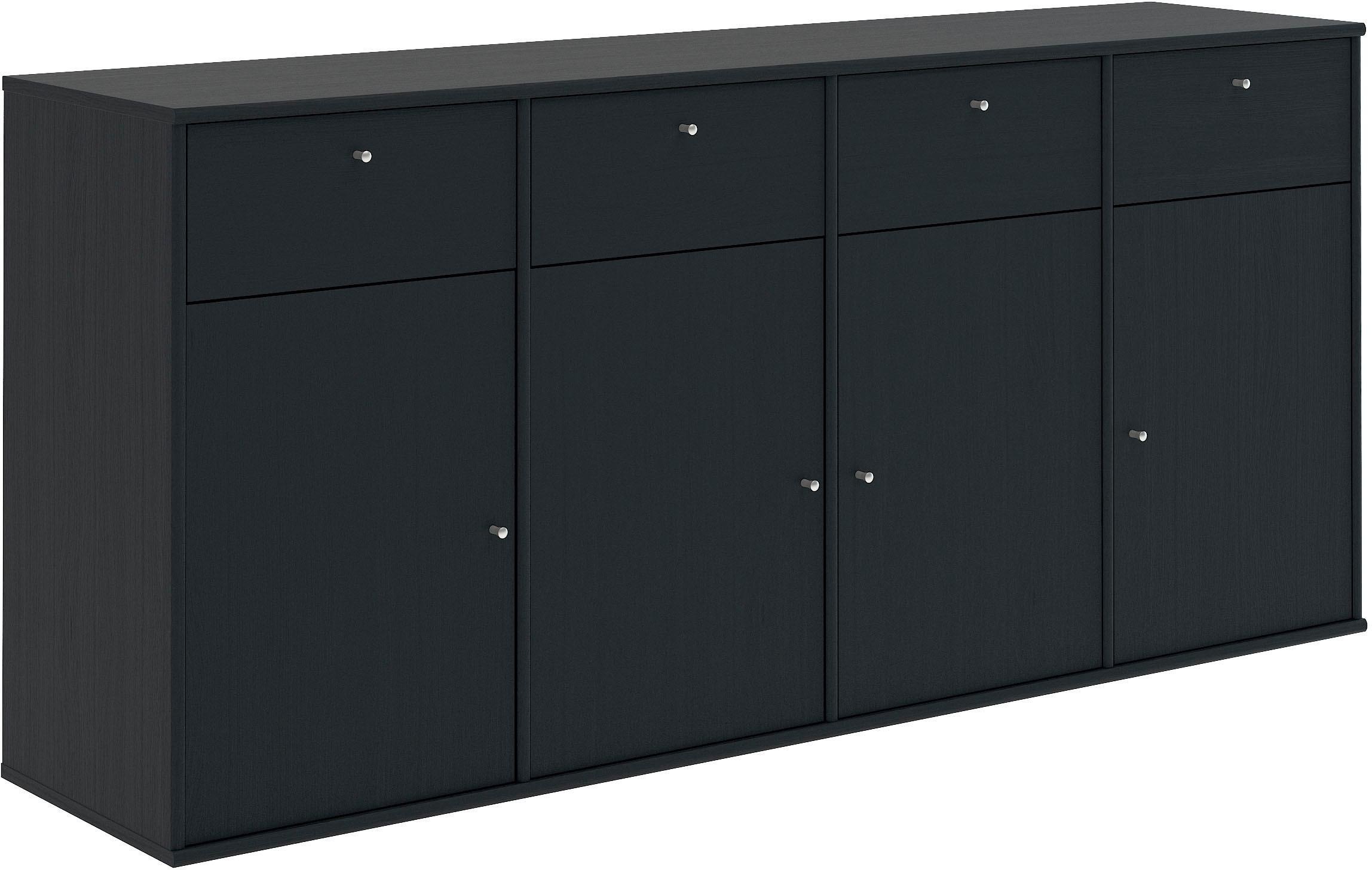 Hammel Furniture Sideboard »Mistral, Hochwertig Schrank, hängend/stehend montierbar«, mit Türen und Schubladen, B: 177 cm, anpassungsbar Designmöbel