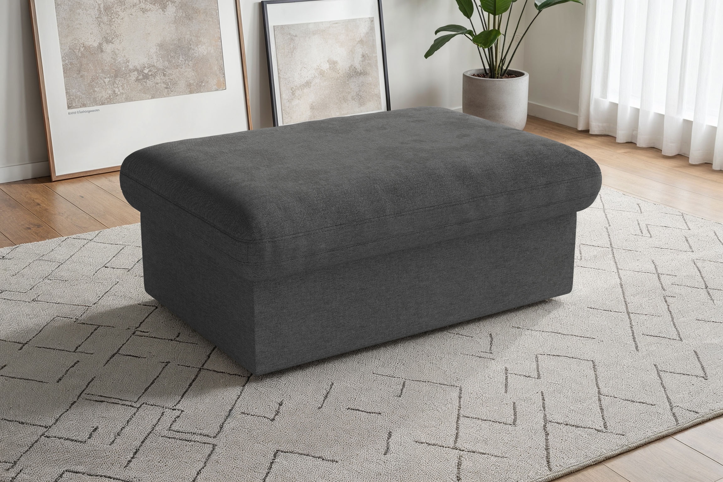 sit&more Polsterhocker "Moreno, B: 90 cm" mit Stauraum, individuell kombini günstig online kaufen