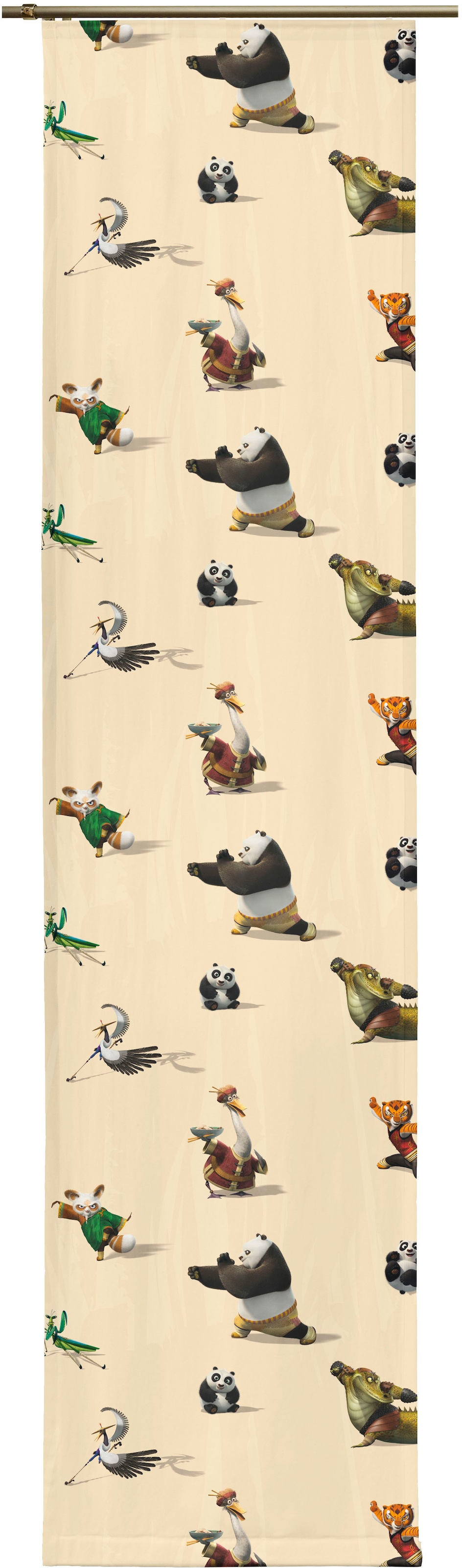 Wirth Schiebegardine »Kung Fu Panda«, (1 St.)