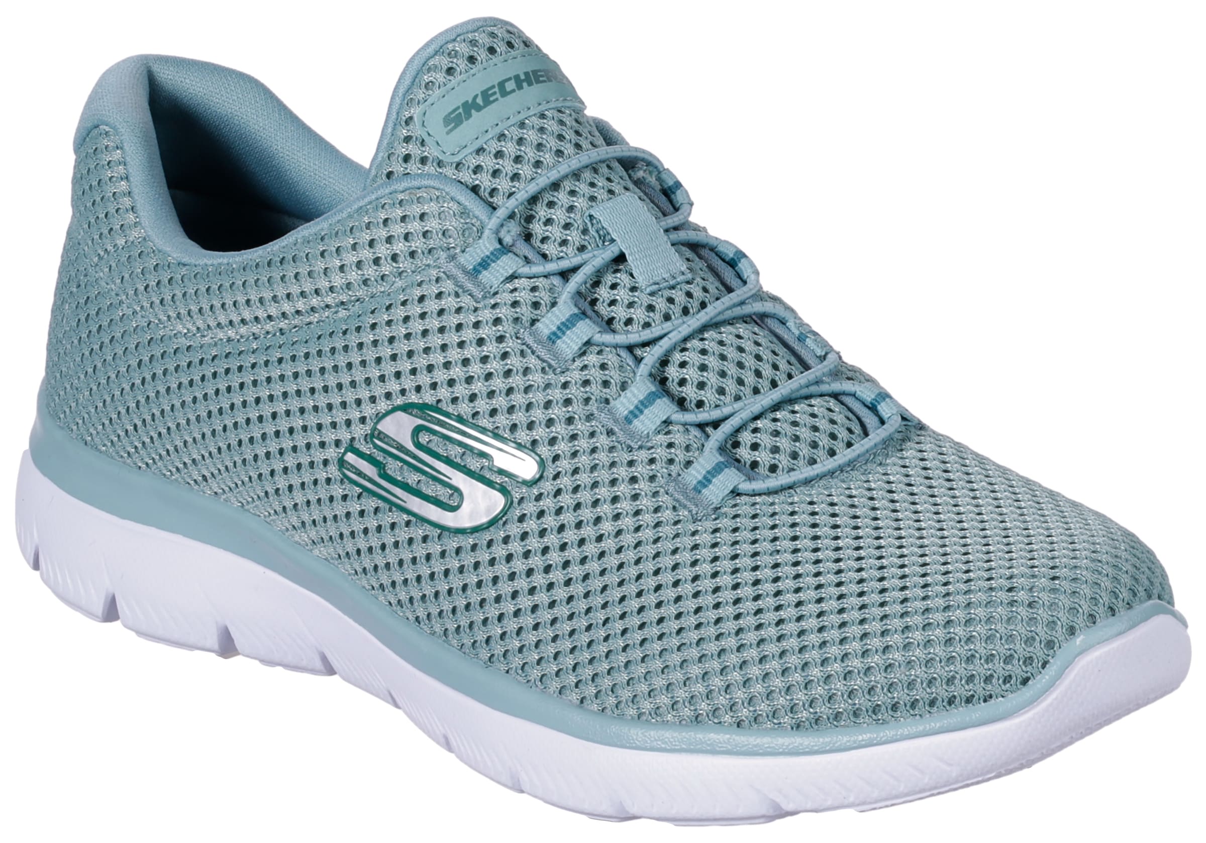 Skechers Slip-On Sneaker »SUMMITS«, Freizeitschuh, Halbschuh, Schlupfschuh mit komfortabler Innensohle