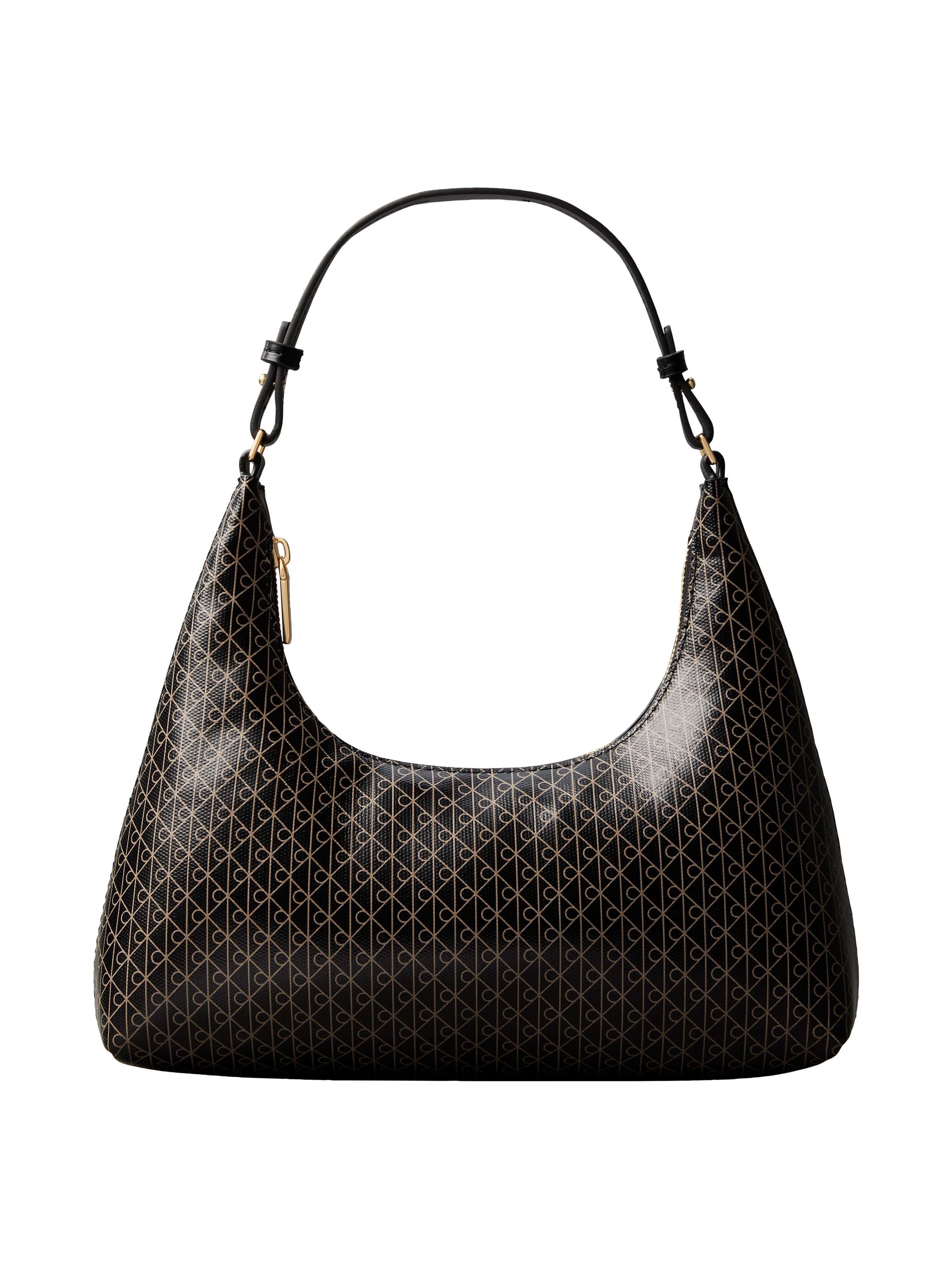 Calvin Klein Schultertasche "AOP SHOULDER BAG" Henkeltasche, Handtasche, Umhängetasche mit CK-Monogramm-Print