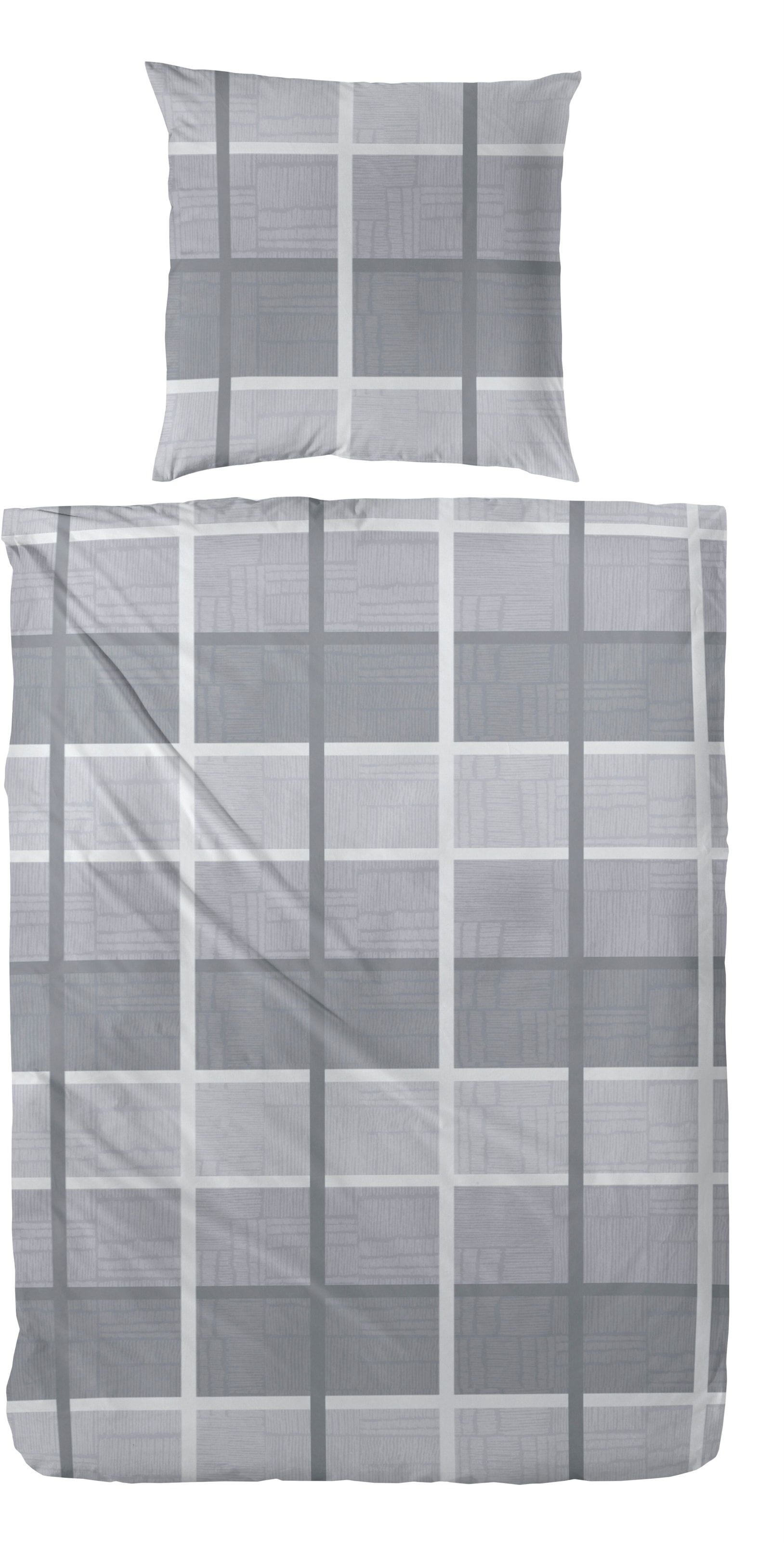 Primera Bettwäsche "Biber-Bettwäsche Ruutu" 2 Stk. tlg. mit einem klassisch günstig online kaufen