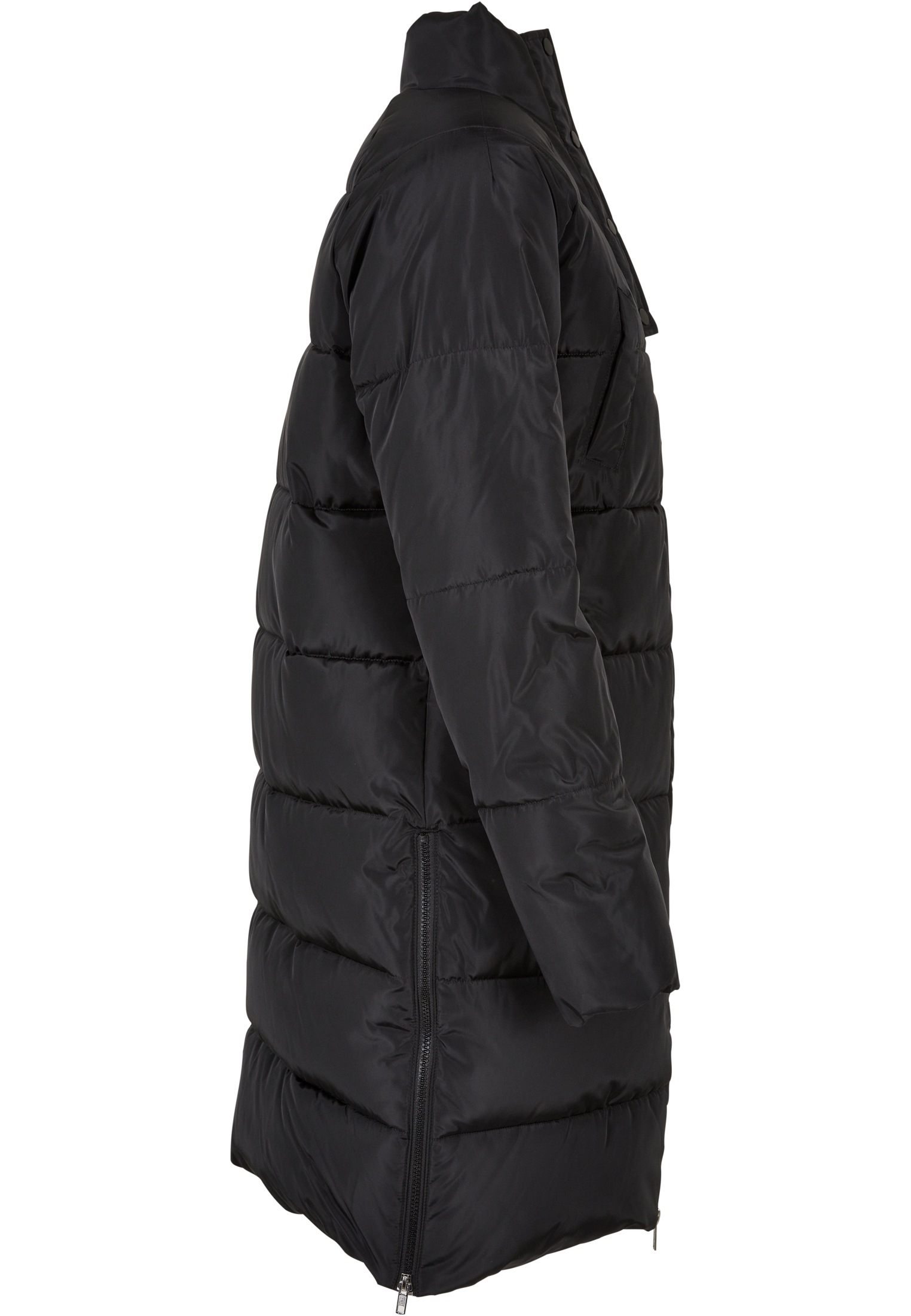 URBAN CLASSICS Winterjacke »Urban Classics Damen Ladies High Neck Puffer Coat«, (1 St.), ohne Kapuze