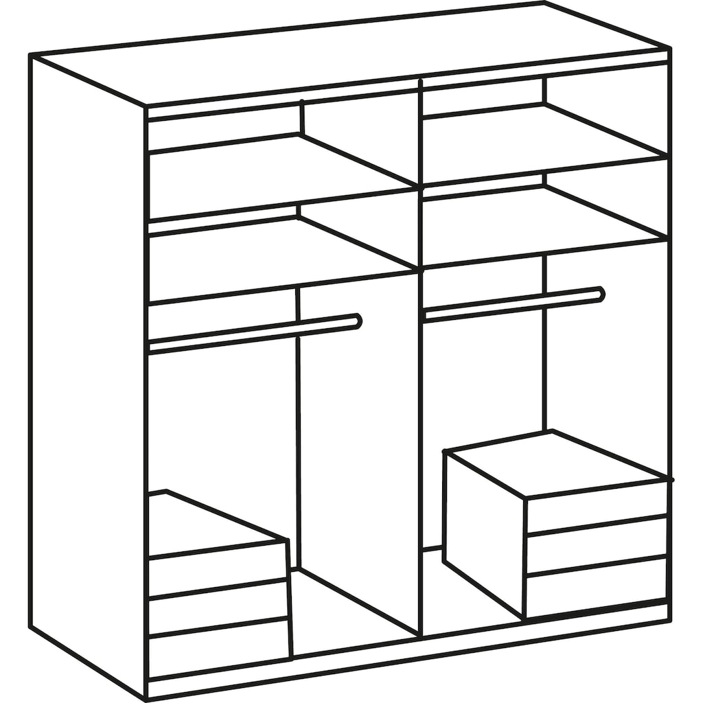 Fresh To Go Kleiderschrank »Level«, mit vollflächigen Glastüren