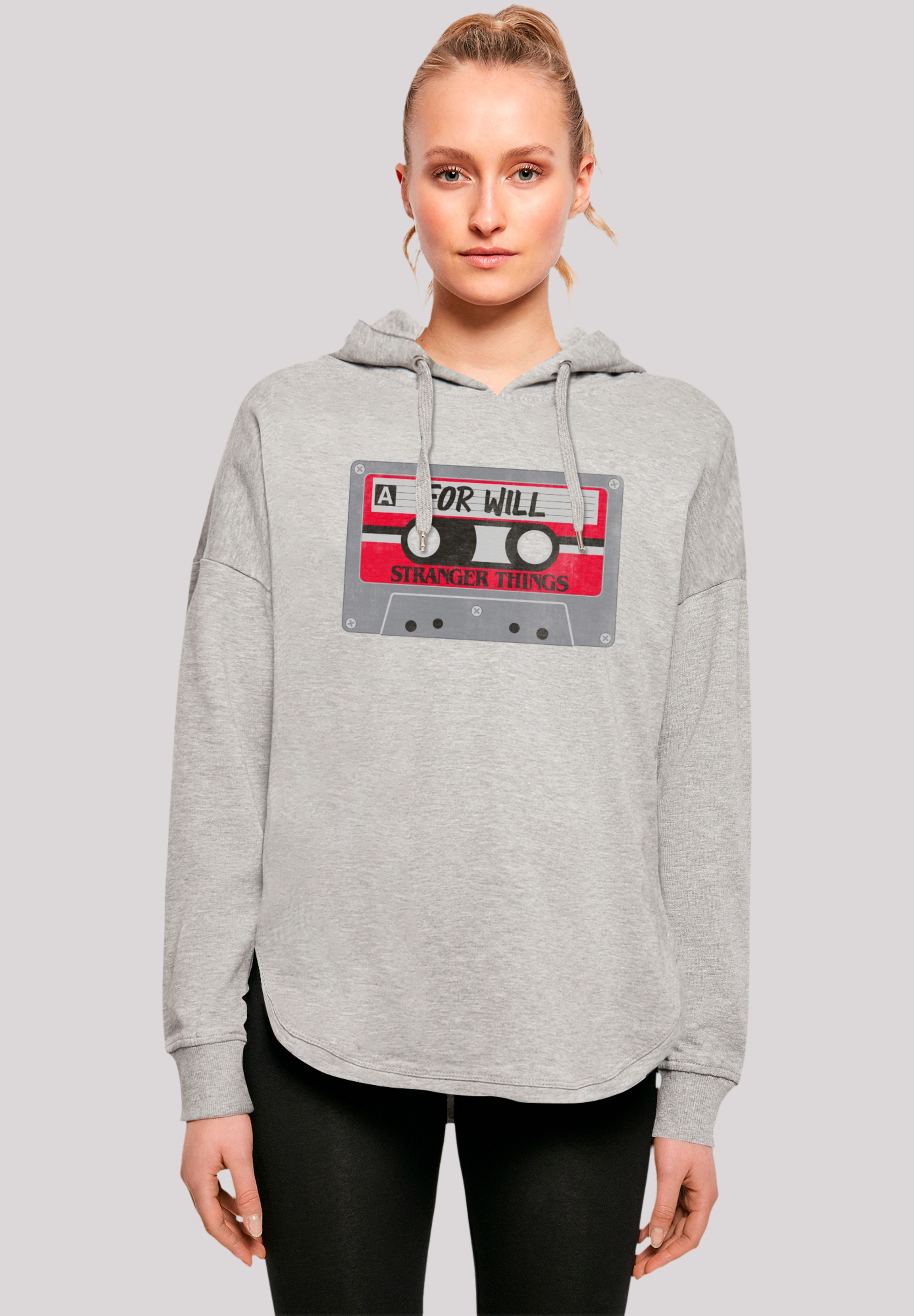 F4NT4STIC Kapuzenpullover "Stranger Things Cassette For Will Netflix", Premium Qualität