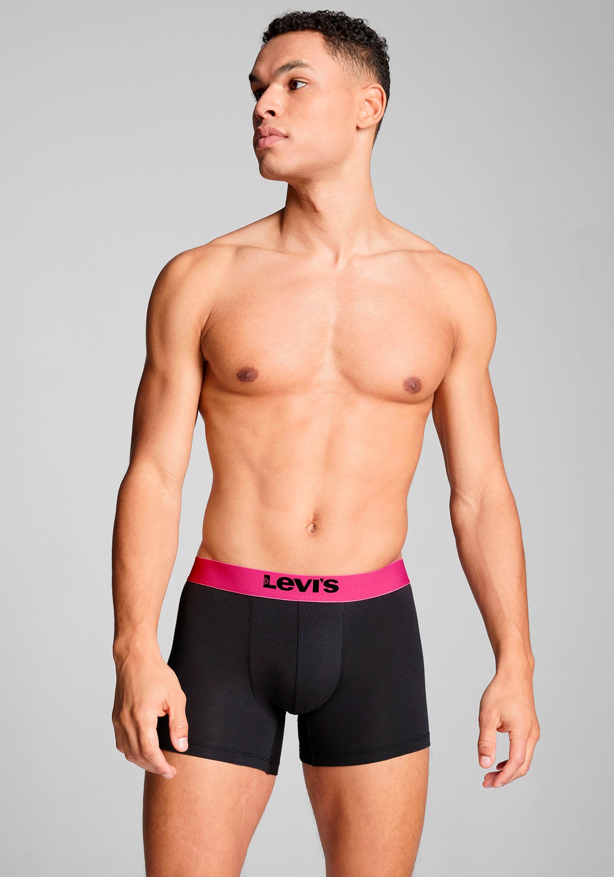Levi's® Boxer, (3er-Pack), mit kontrastfarbenem Logobund, Geschenkbox