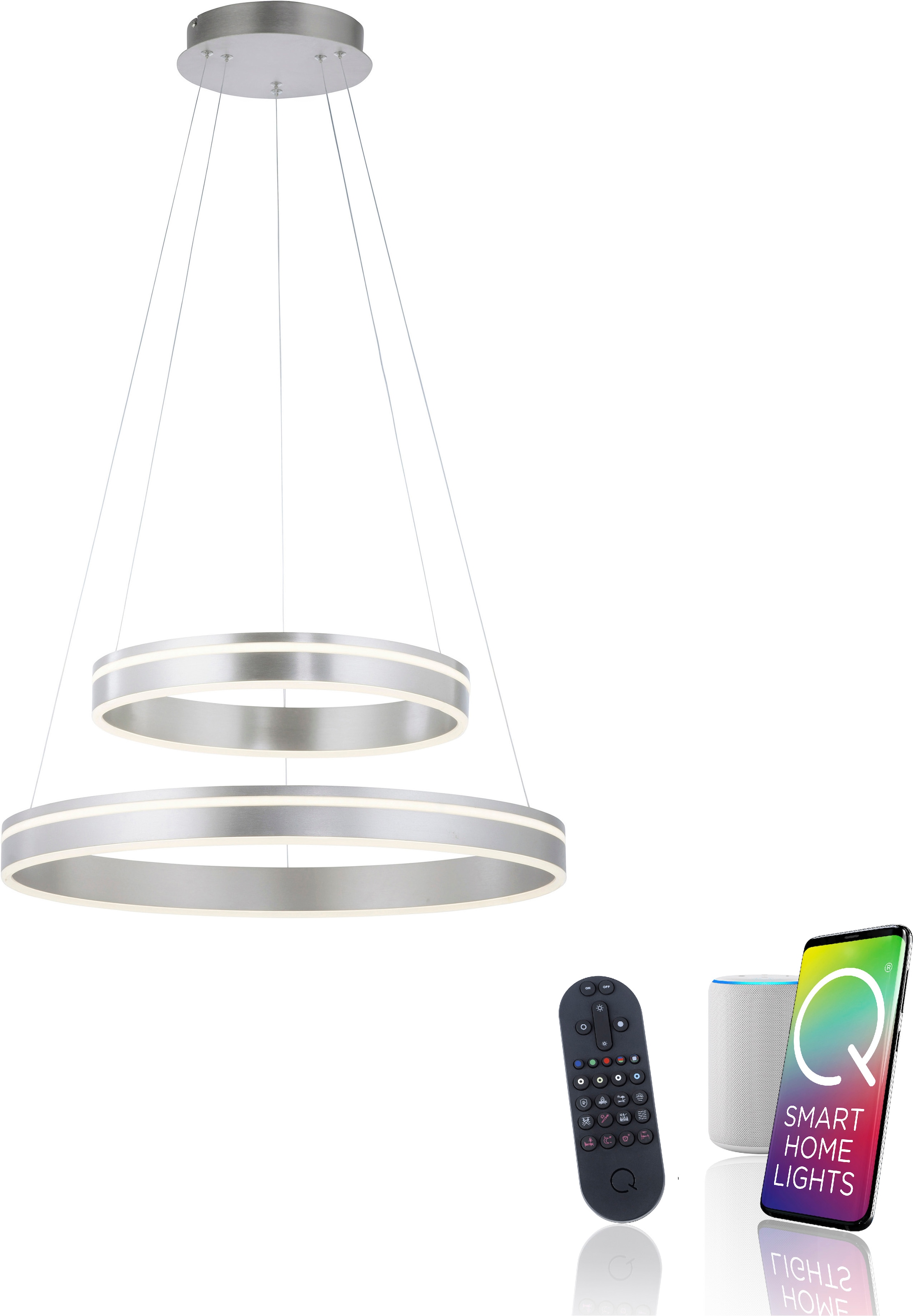 Neuhaus Q SMART HOME LIGHTS LED Pendelleuchte »Q-VITO« LED-Board 1 Stk. warmweiß - kaltweiß