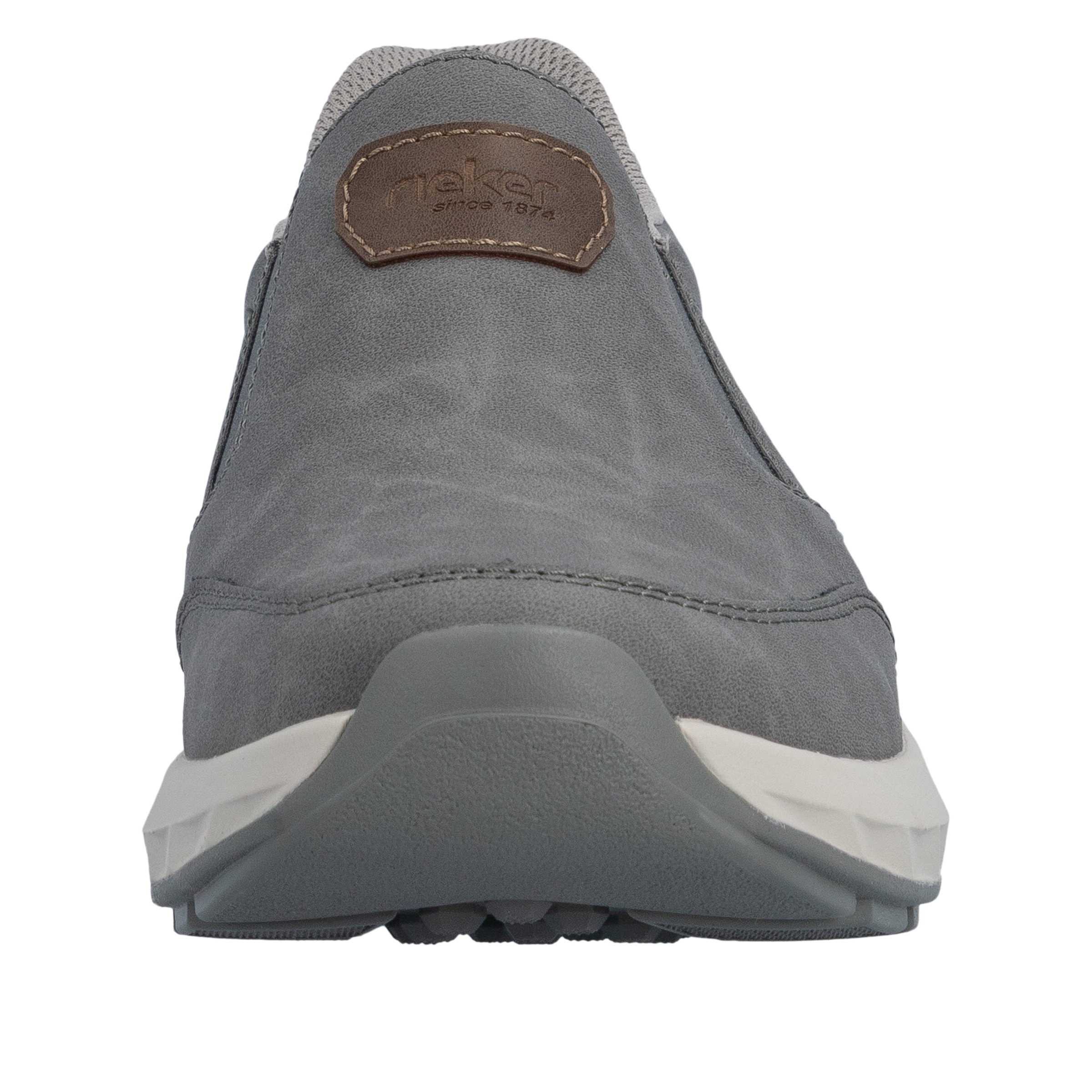 Rieker Herren Slip-On Sneaker Grau-Braun Gr. 44 3