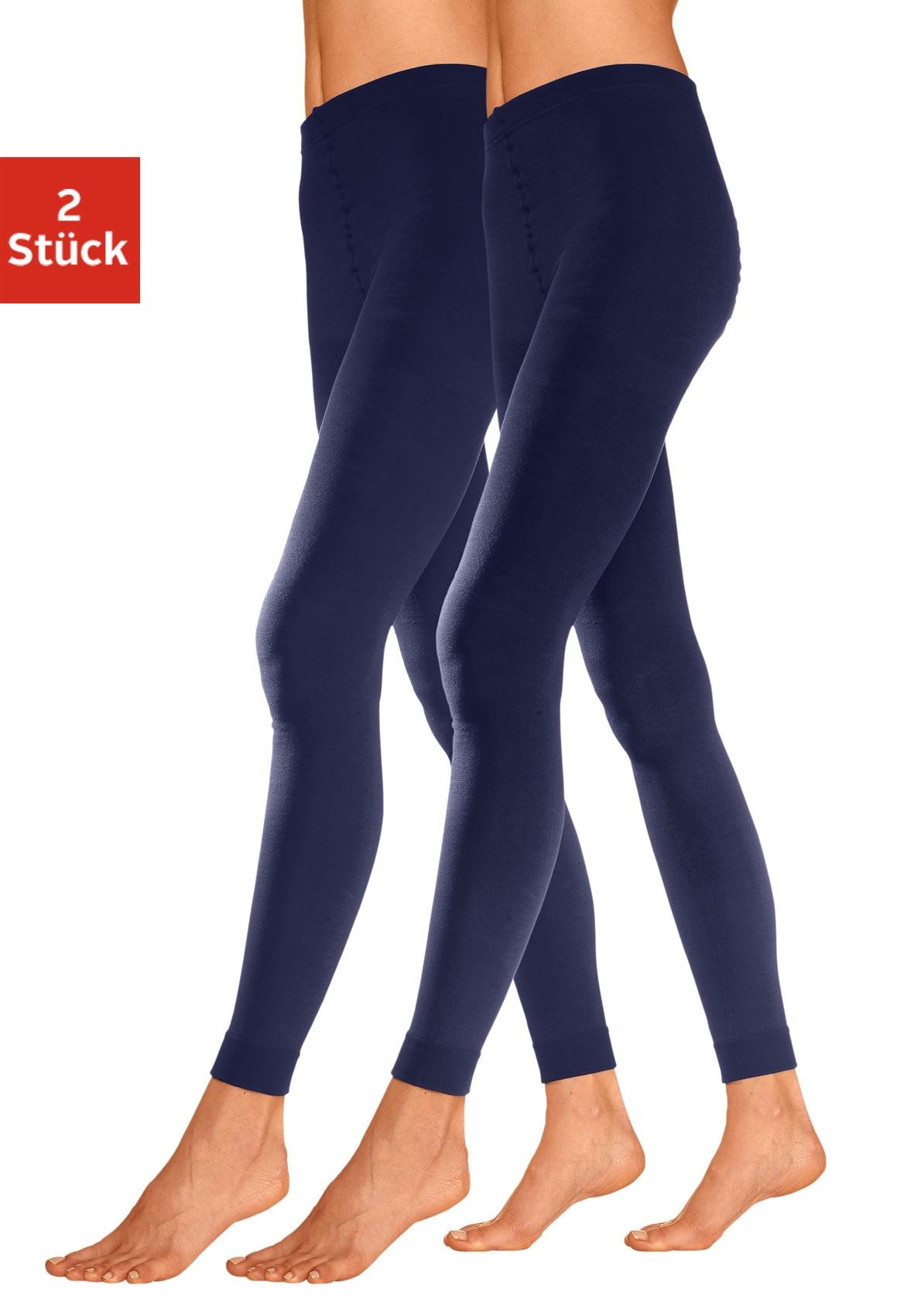 Rogo Strickleggings, (Packung, 3 tlg.), in Feinrippqualität online  bestellen | BAUR