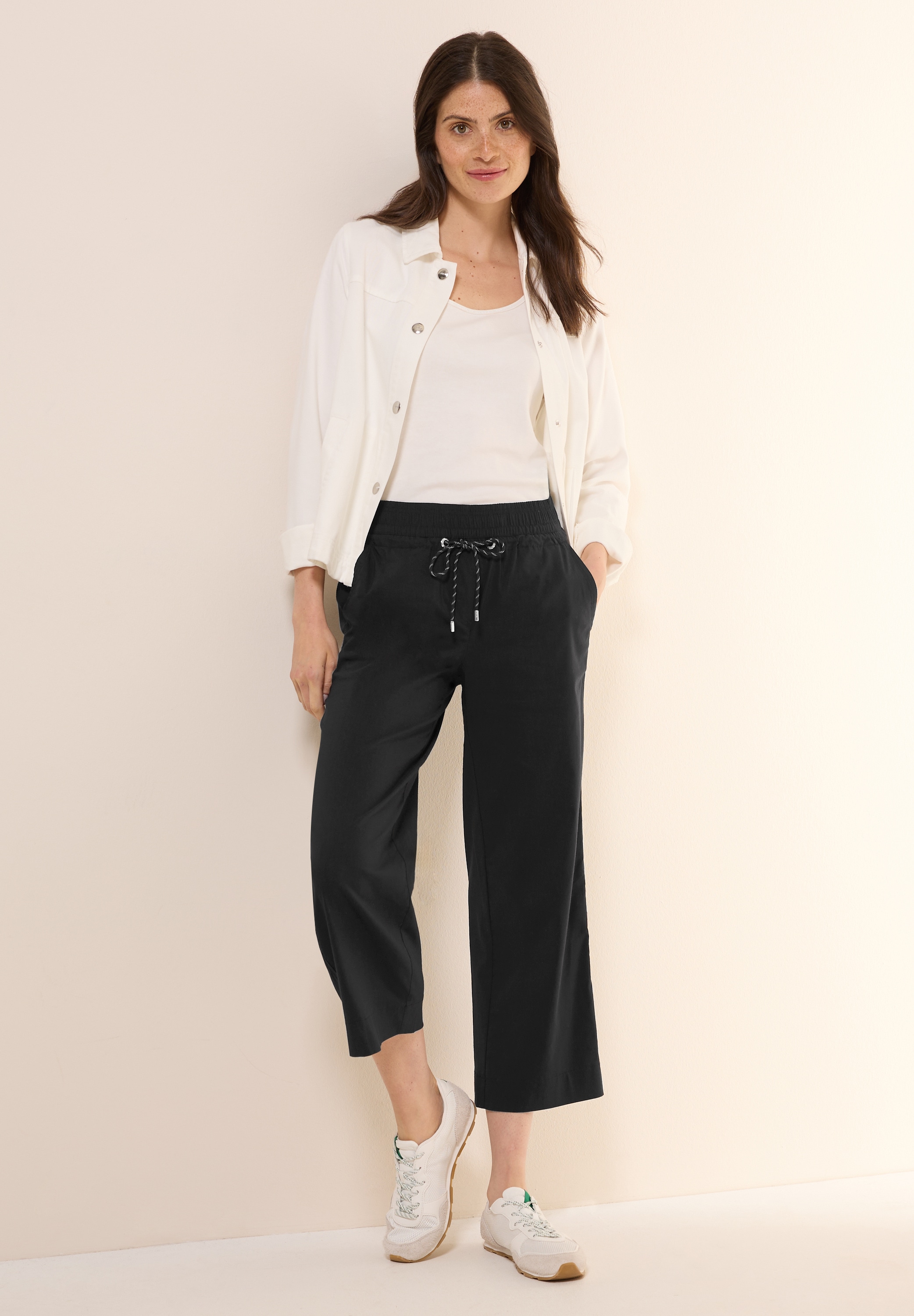 Cecil Stoffhose »Style Neele«, mit elastischem Bund und Tunnelzug