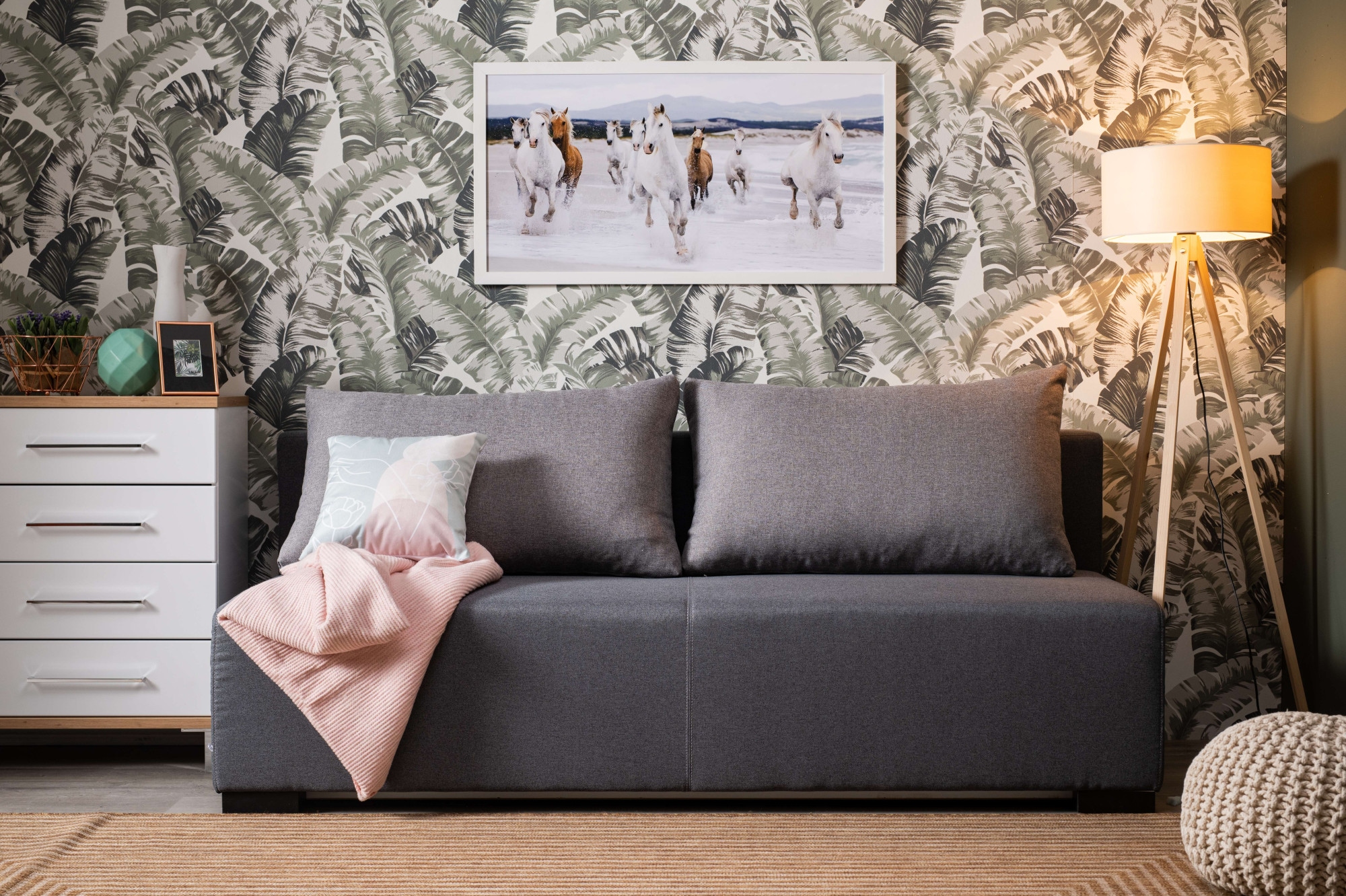INOSIGN Schlafsofa »Tomar, 198cm, mit Bettfunktion (150/198cm) und«, Bettkasten. Mit Federkernpolsterung.