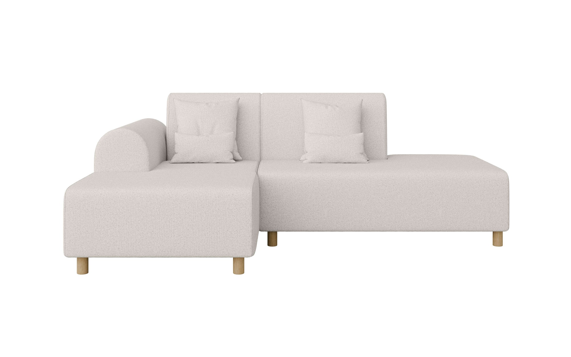 INOSIGN Ecksofa »Suyala«, L-Form mit Hocker