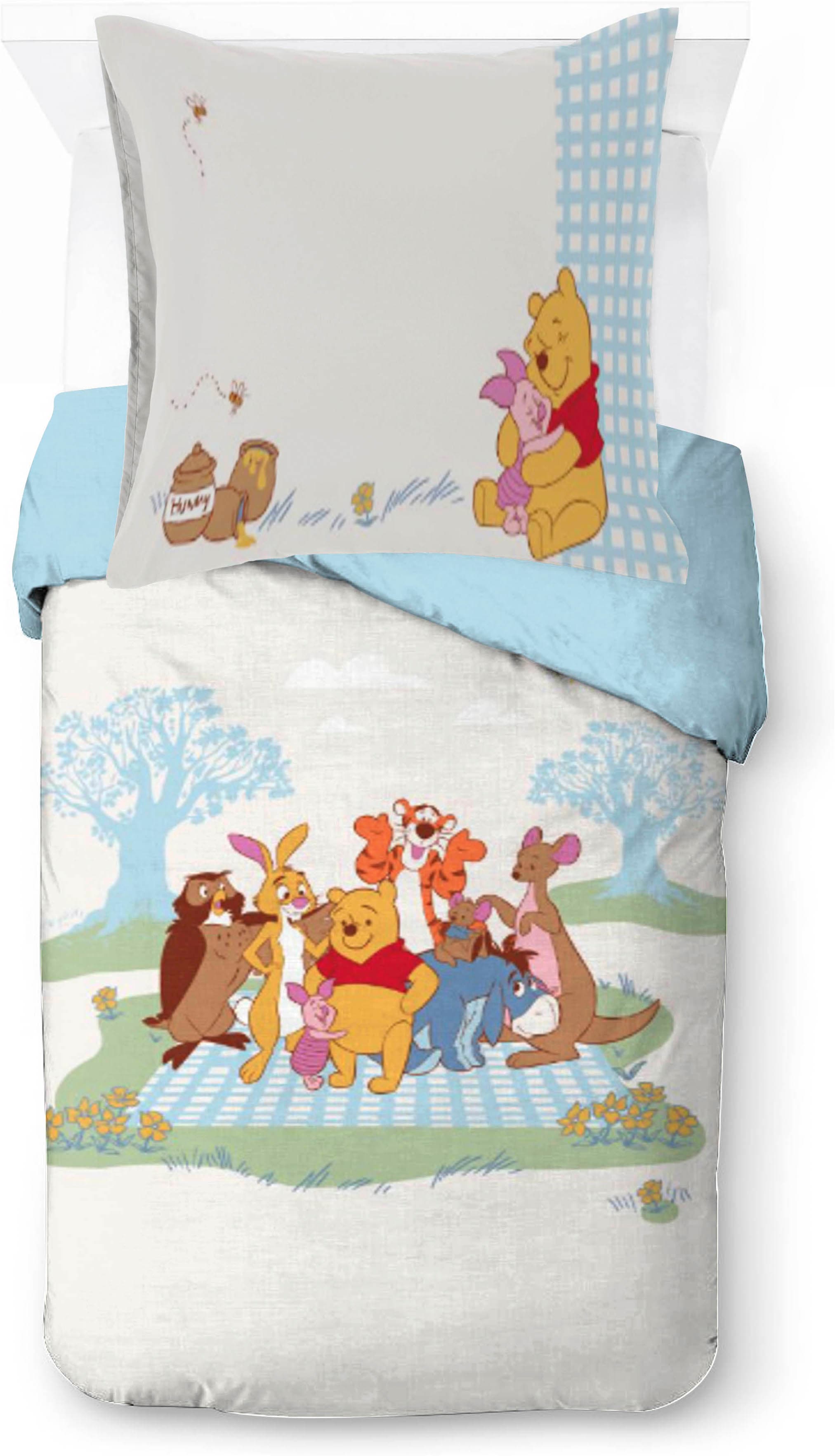 Disney Kinderbettwäsche "Winnie The Pooh Party" 2 100% Baumwolle