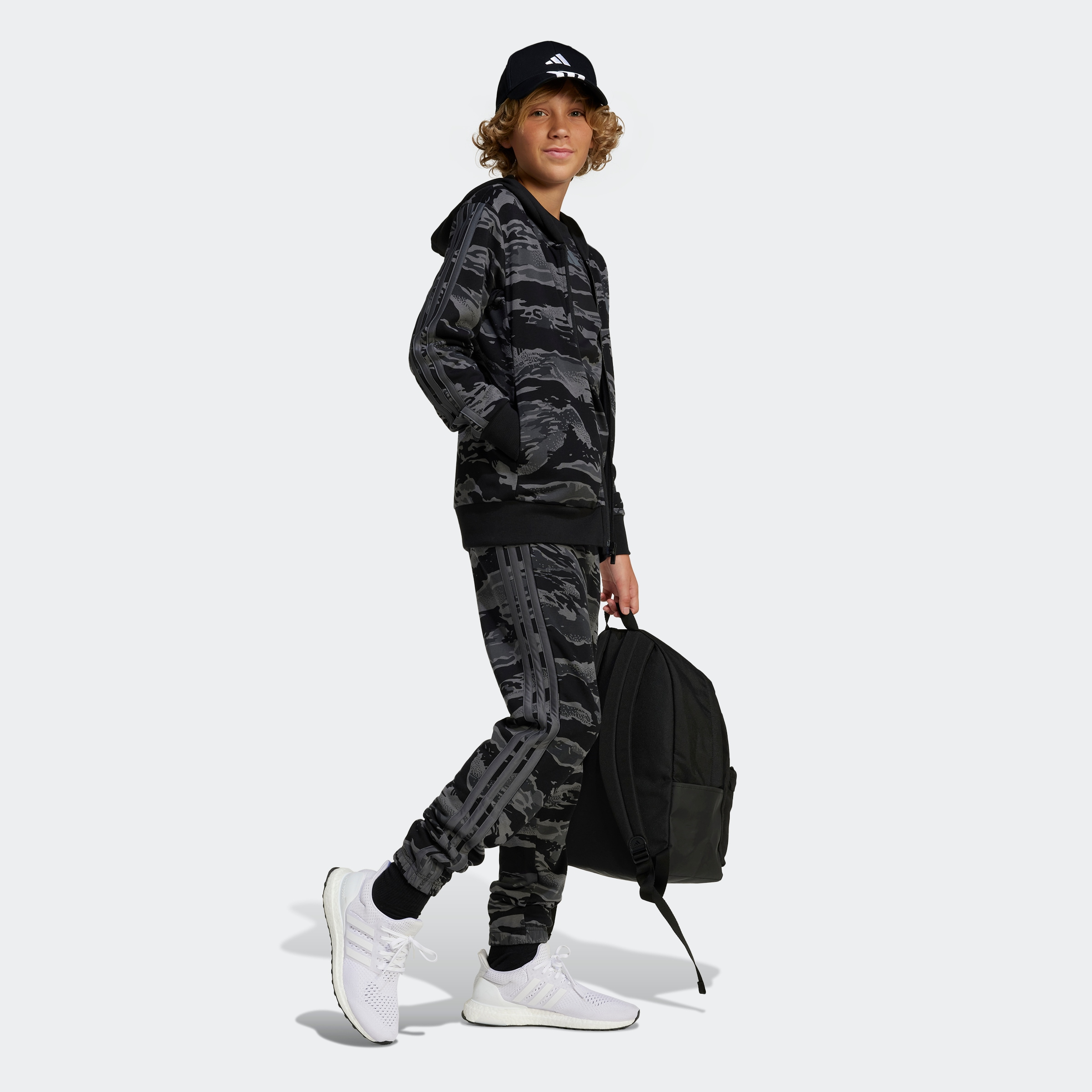 adidas Sportswear Kapuzensweatshirt »J CAMO FZ HD«