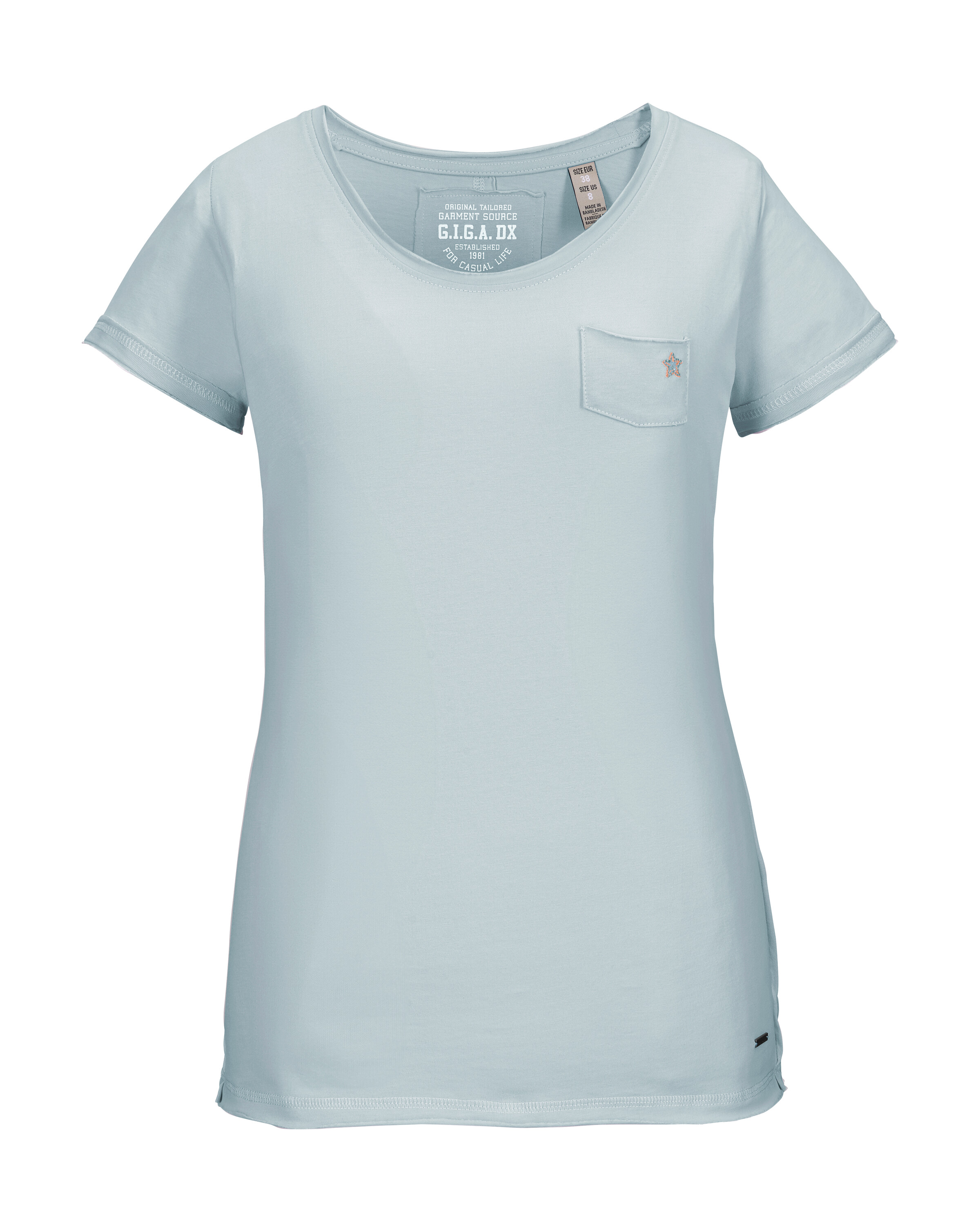 G.I.G.A. DX by killtec T-Shirt "GS 23 WMN TSHRT" 100% Baumwolle, Carbon Finish, weich, strapazierfähig, lässig