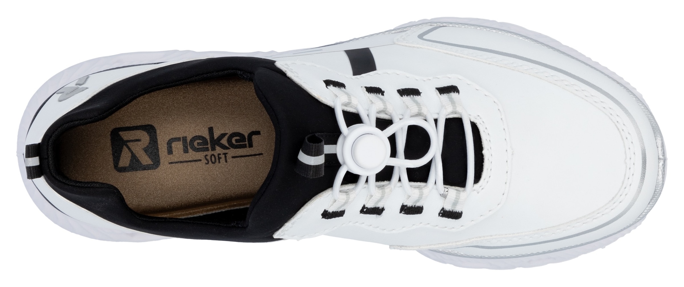 RIEKER Sport Slip-On Sneaker »Edina«, Chunky Slipper, Freizeitschuh in veganer Verarbeitung
