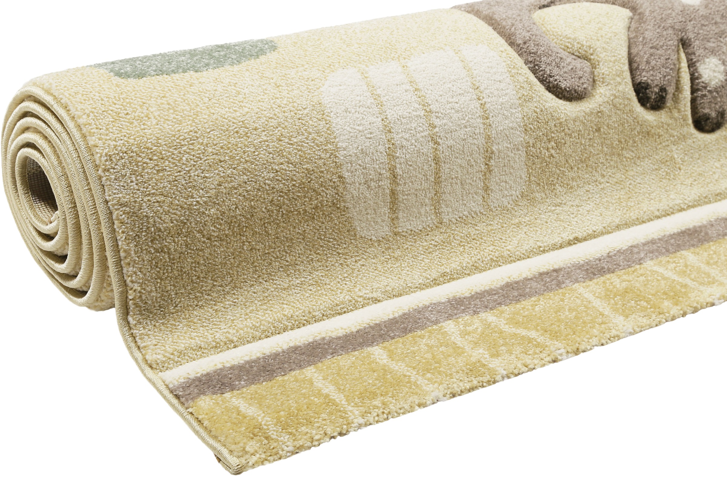 Esprit Kinderteppich »Kids Lucky Zoo 2.0,  ESP-24323«, rechteckig, 13 mm Höhe, Kinder Zoo Motiv Kurzflor Teppich