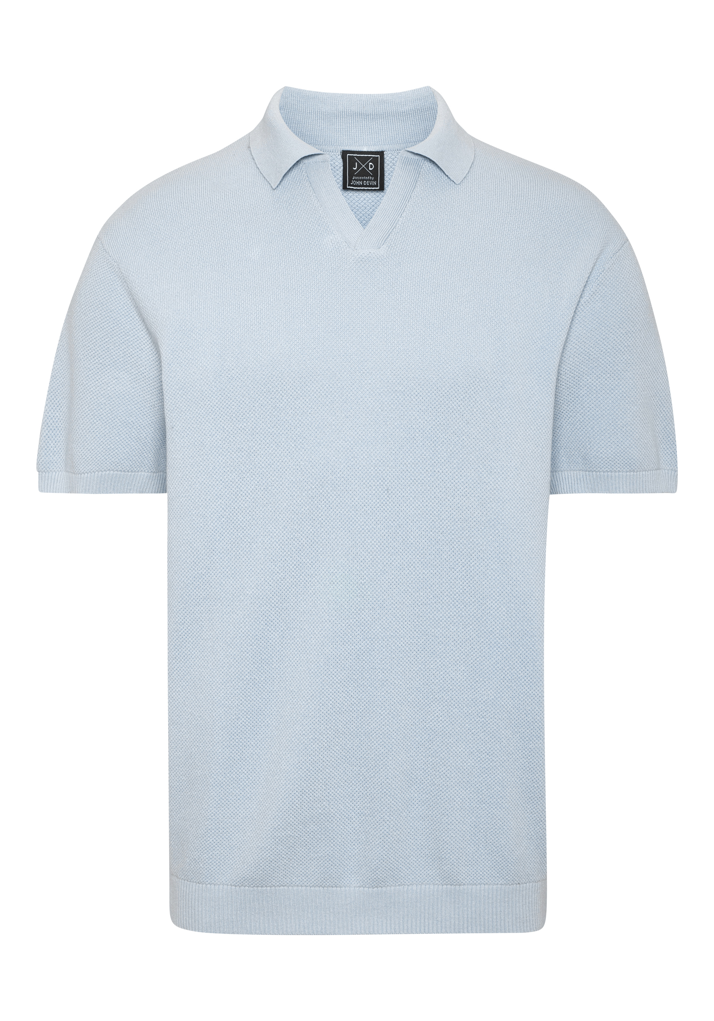 H.I.S Poloshirt "- Strick Poloshirt, Regular fit" Strukturstrick, Polokragen mit kleiner V-Öffnung