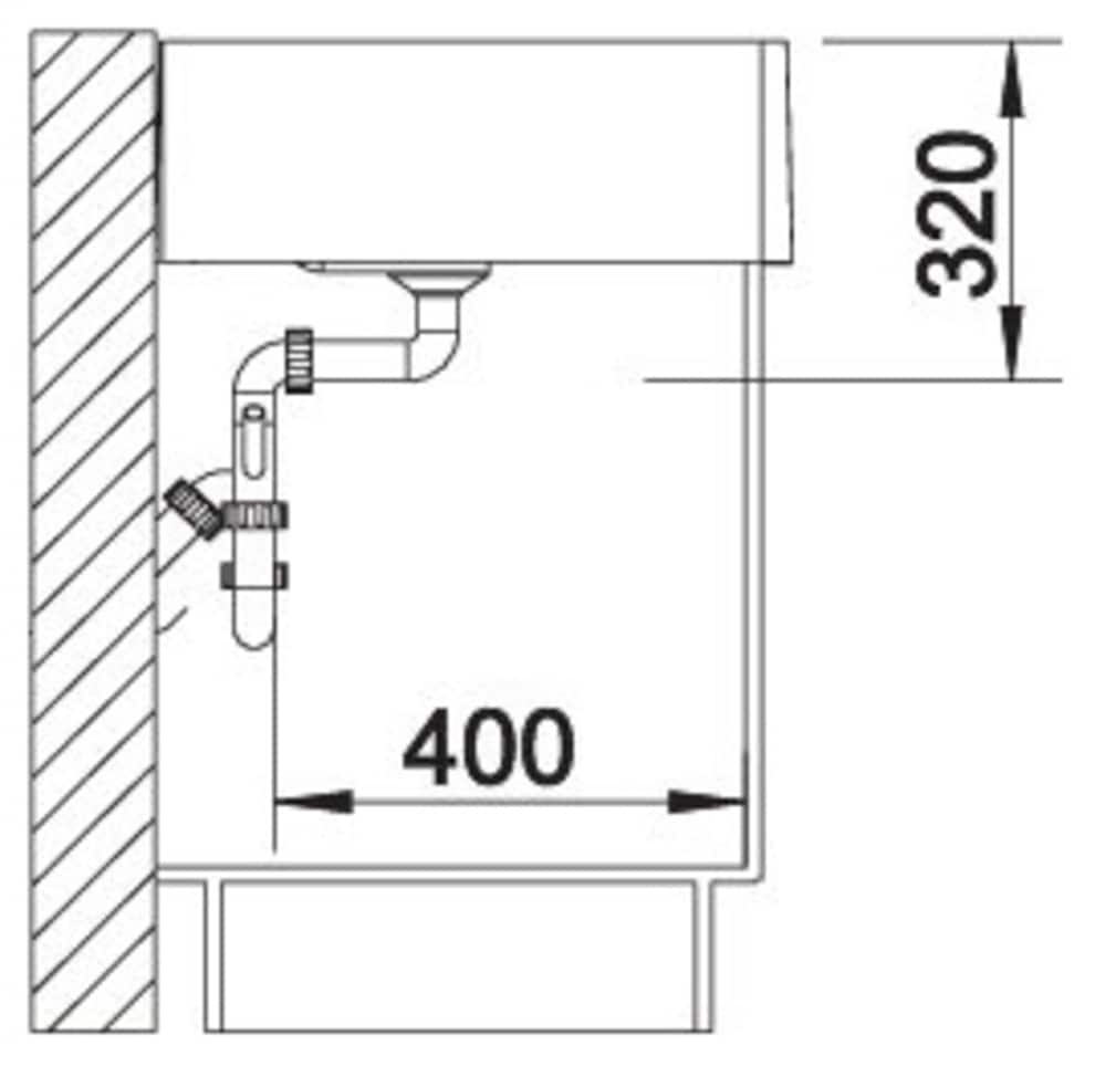 Blanco Küchenspüle »PANOR 60« 1 Stk. tlg. erhältlich in mehreren Farben