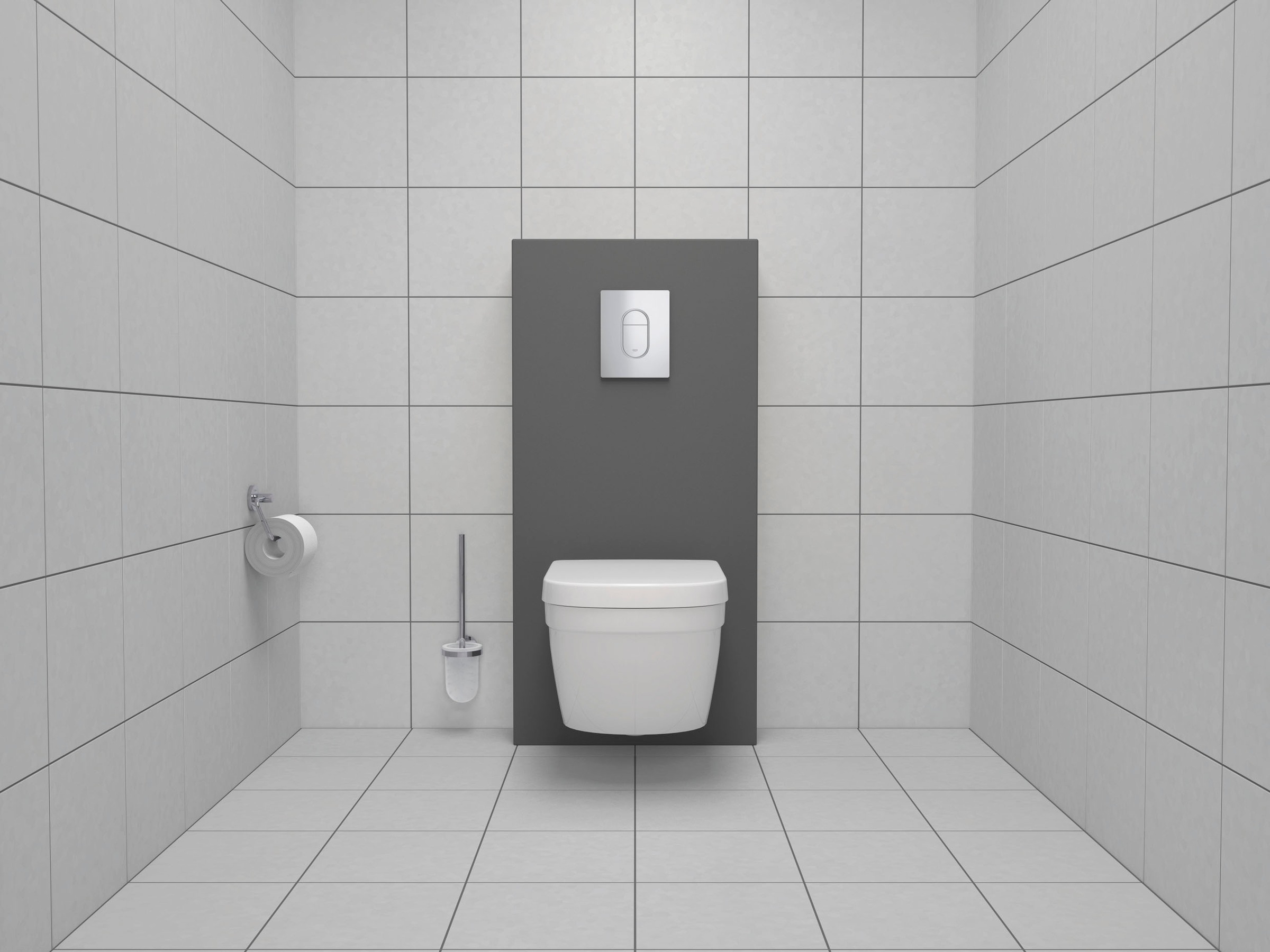 Grohe WC-Garnitur »Essentials«, 1 St., pflegeleichte langlebige Chromoberfläche