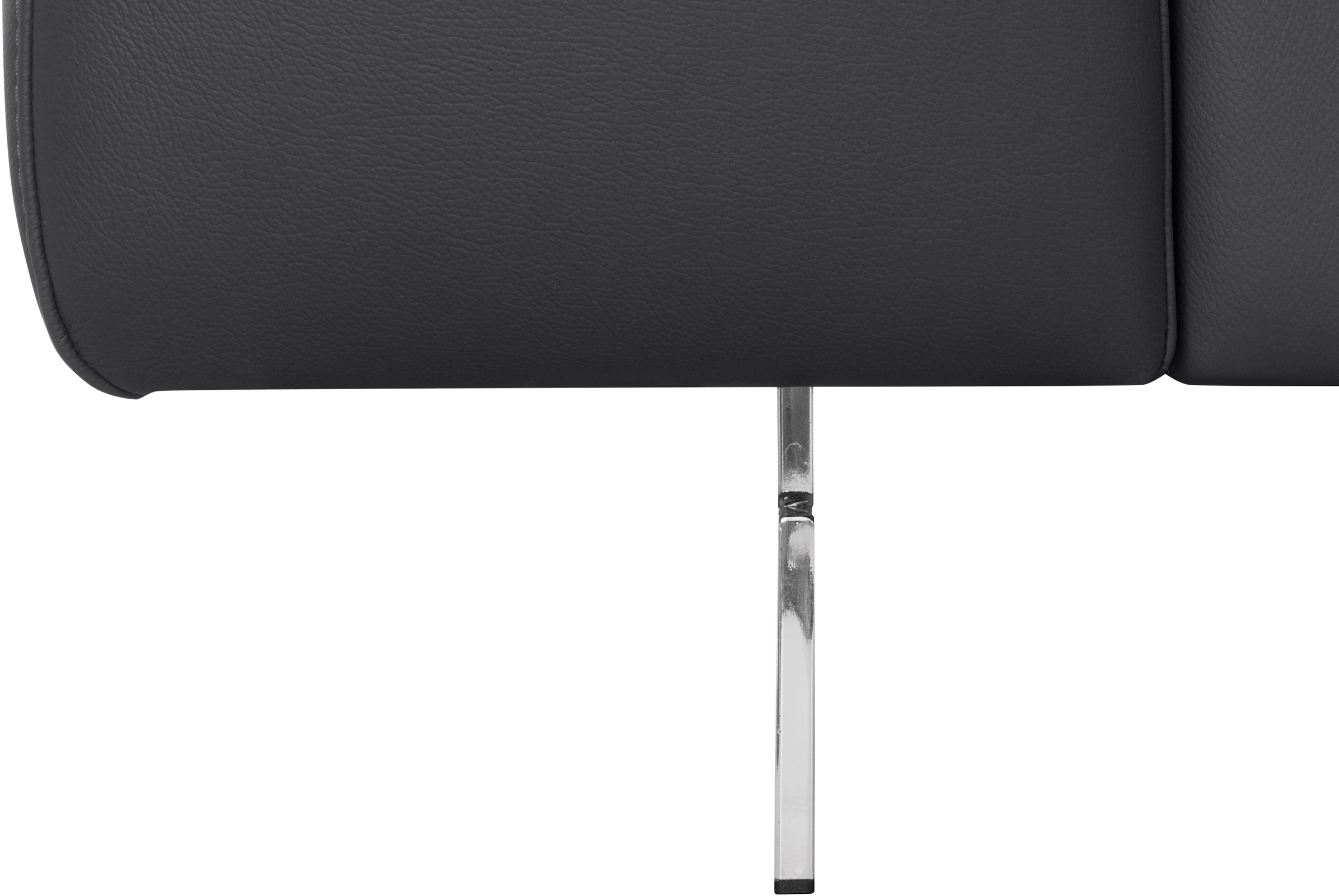 COTTA 2-Sitzer »Chef«, Big-Sofa mit Kopfteilverstellung, edle Metallkufen