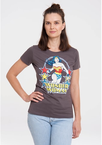 T-Shirt »Print DC Comics Wonder Woman Stars«, mit lizenziertem Print