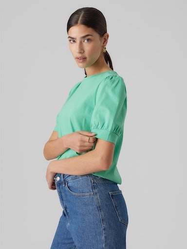 Vero Moda T-Shirt "VMKERRY 2/4 O-NECK TOP VMA JRS NOOS" mit Rundhalsausschn günstig online kaufen