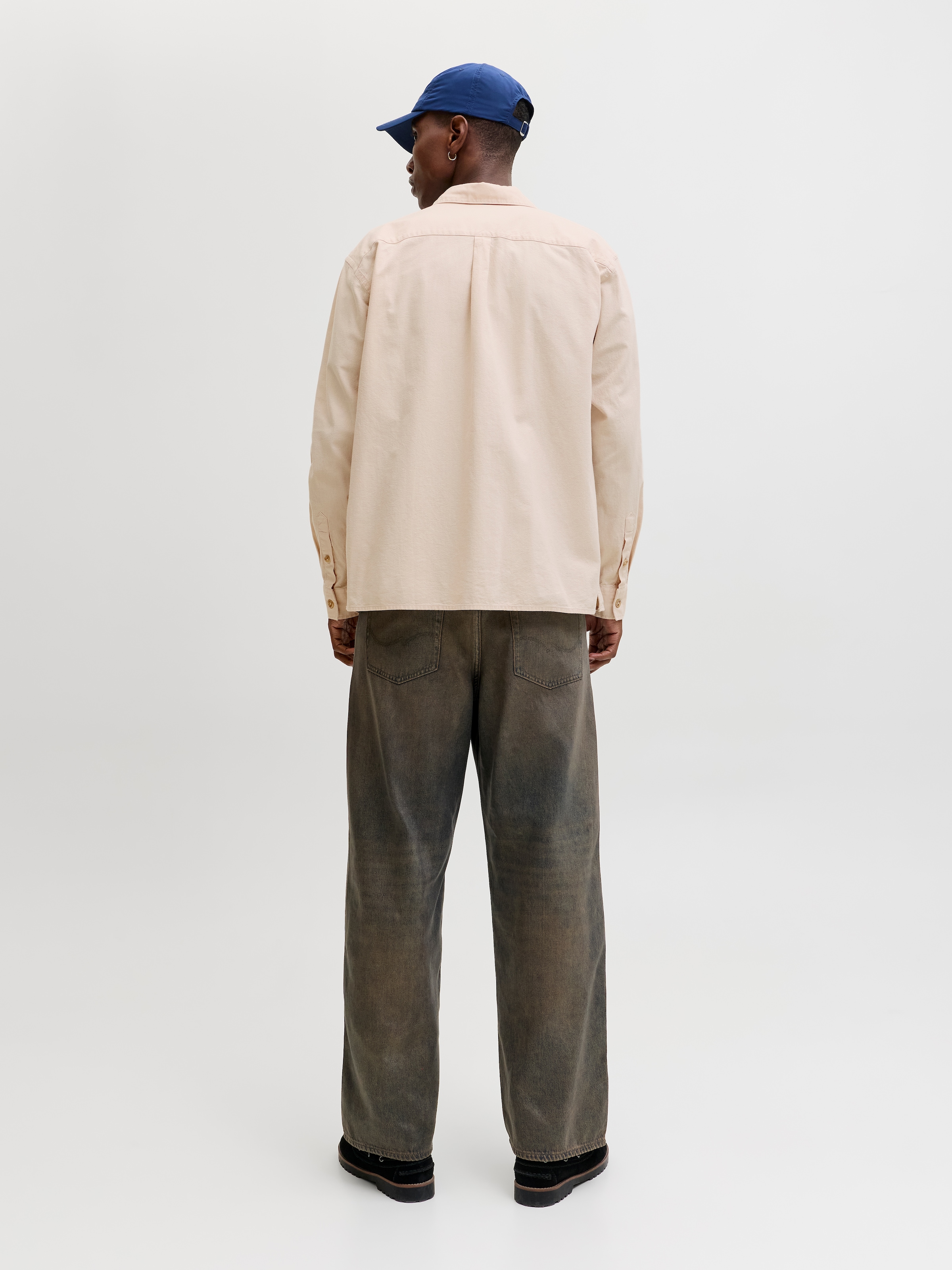 Jack & Jones Langarmhemd »JJETRISTAN OVERSHIRT LS SN« mit Knopfleiste