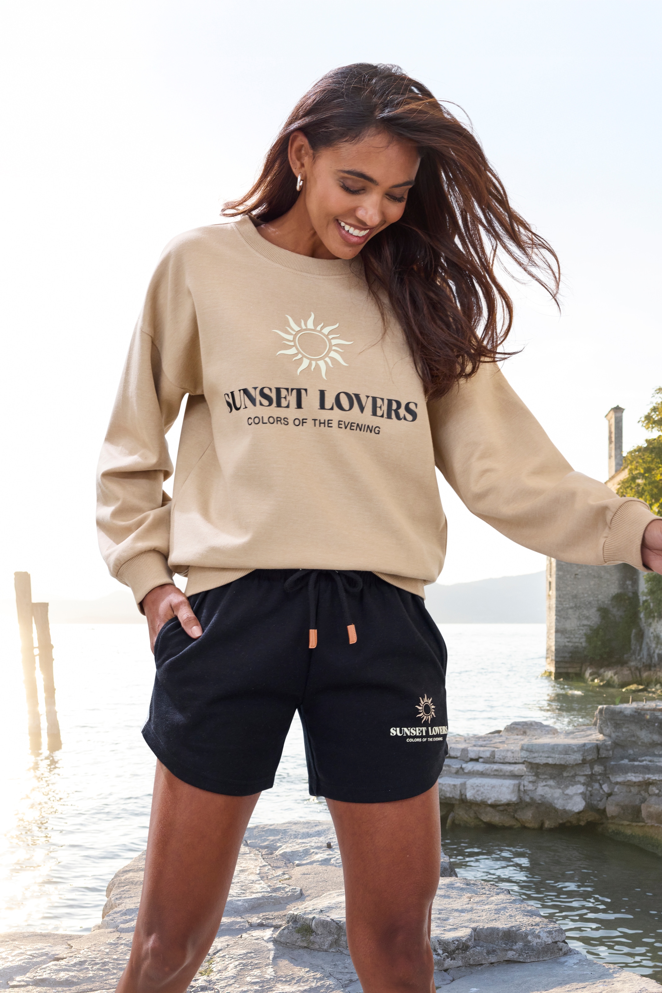 H.I.S Sweatshirt, mit großem Front-Print günstig online kaufen