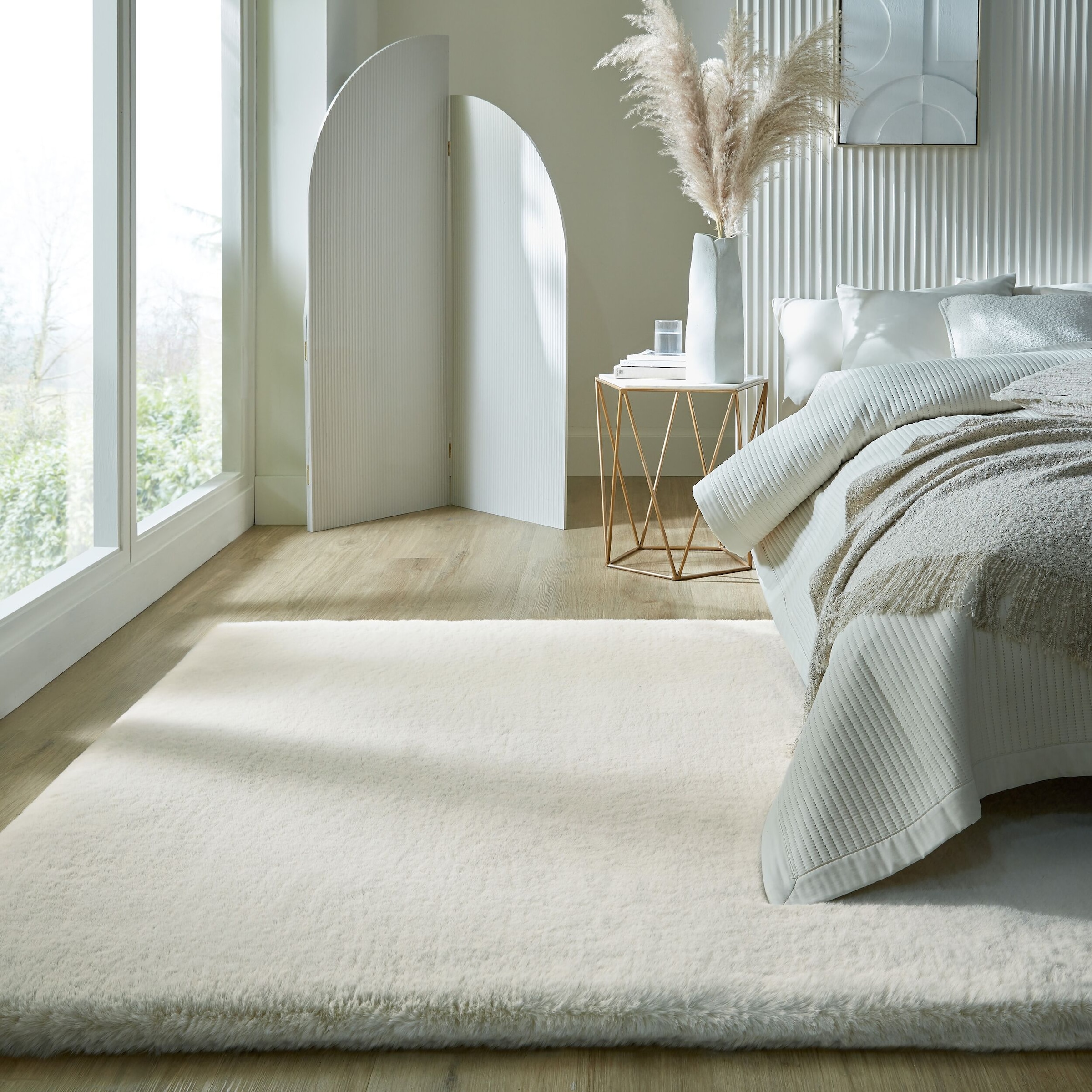 Hochflor-Teppich »Ivy Luxury Fur«, rechteckig, 50 mm Höhe