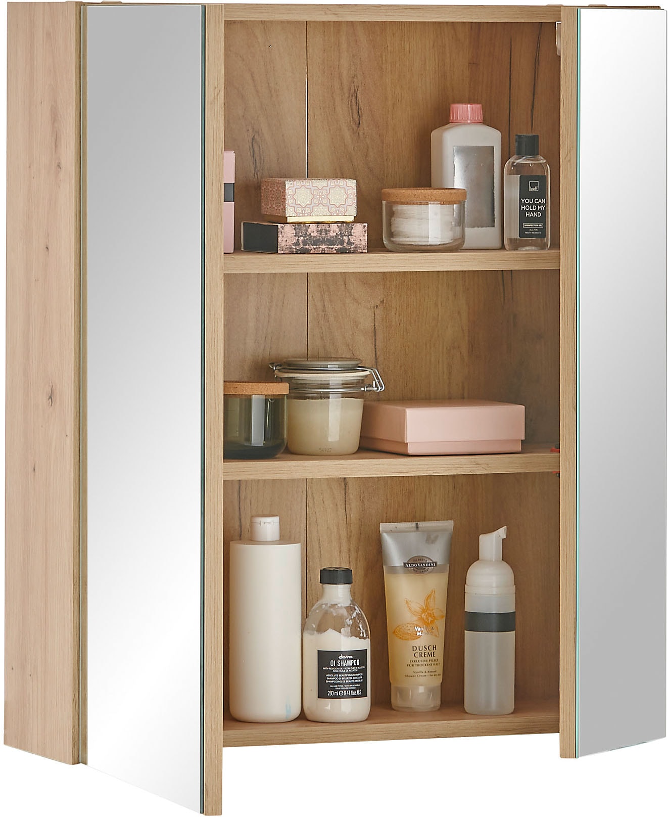 BASIC by Balculina Spiegelschrank »Austin«, (1 St.), Breite 60 cm, Tür L/R montierbar