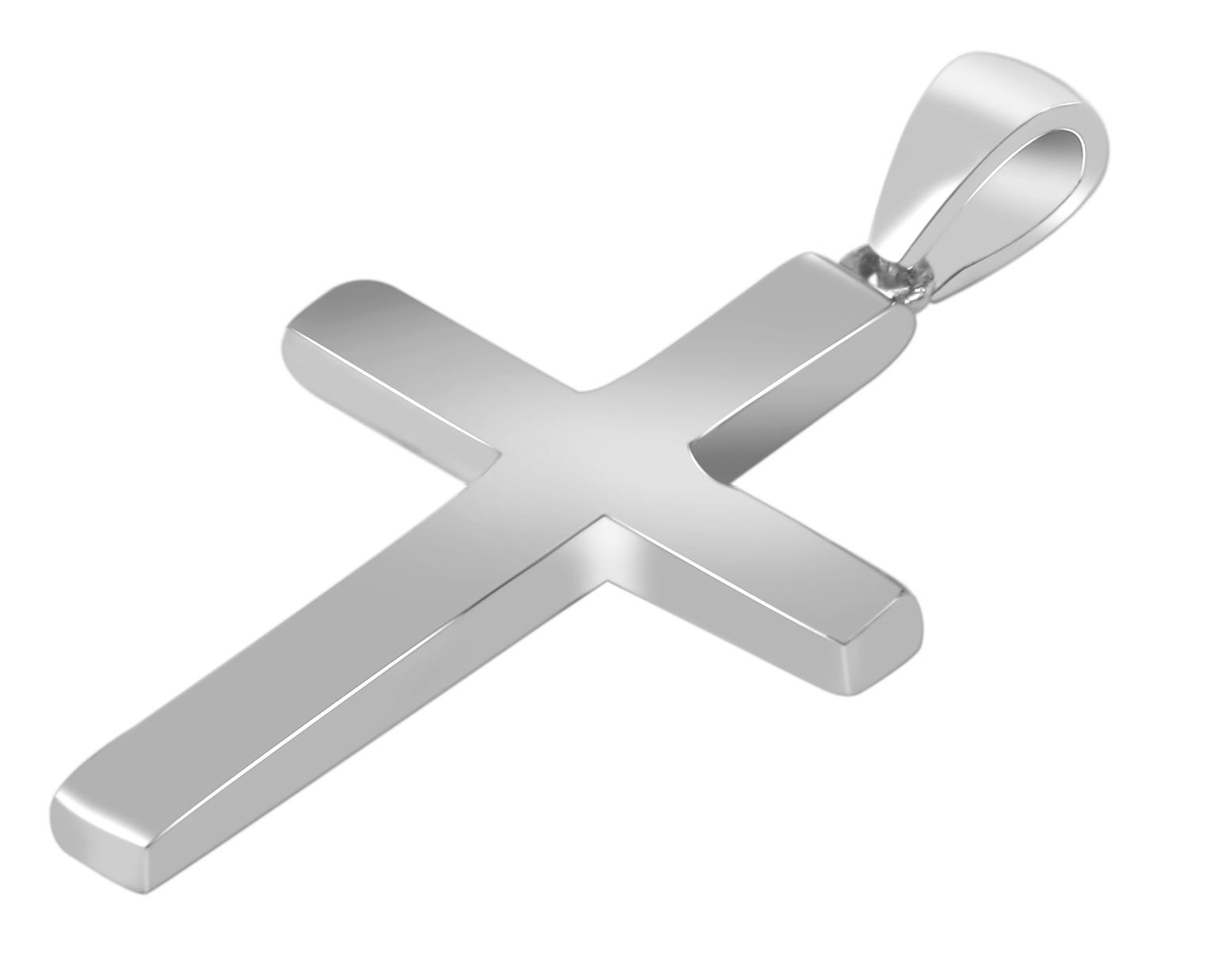 Kette ohne Anhänger ADELIA´S "Unisex Halskette mit Anhänger – Kreuz aus 925 Silber", silber, Halsketten, Damen, Silber 925 (Sterlingsilber), Geschenkidee: zeitlos und vielseitig