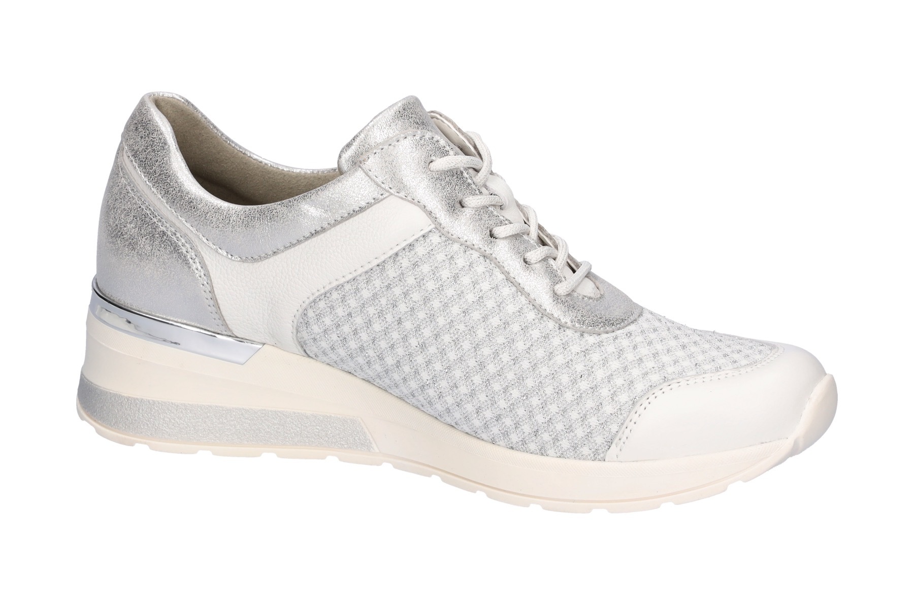 Waldläufer Keilsneaker »H-CLARA«, Schnürer, Halbschuh, Freizeitschuh mit Metallic-Einsatz