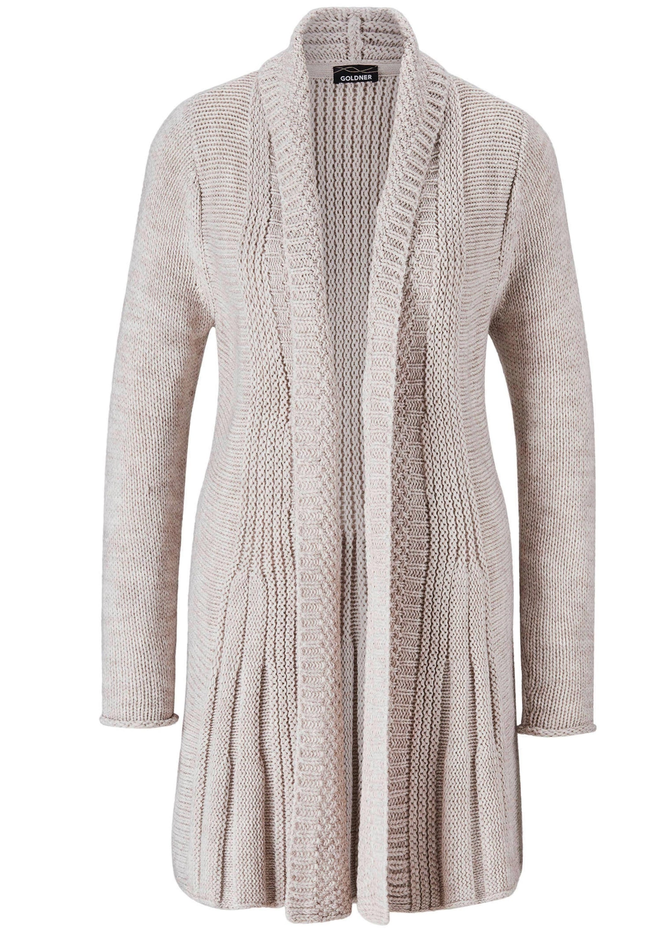 GOLDNER Strickjacke "Kurzgröße Supersofte ausgestellte Strickjacke" günstig online kaufen