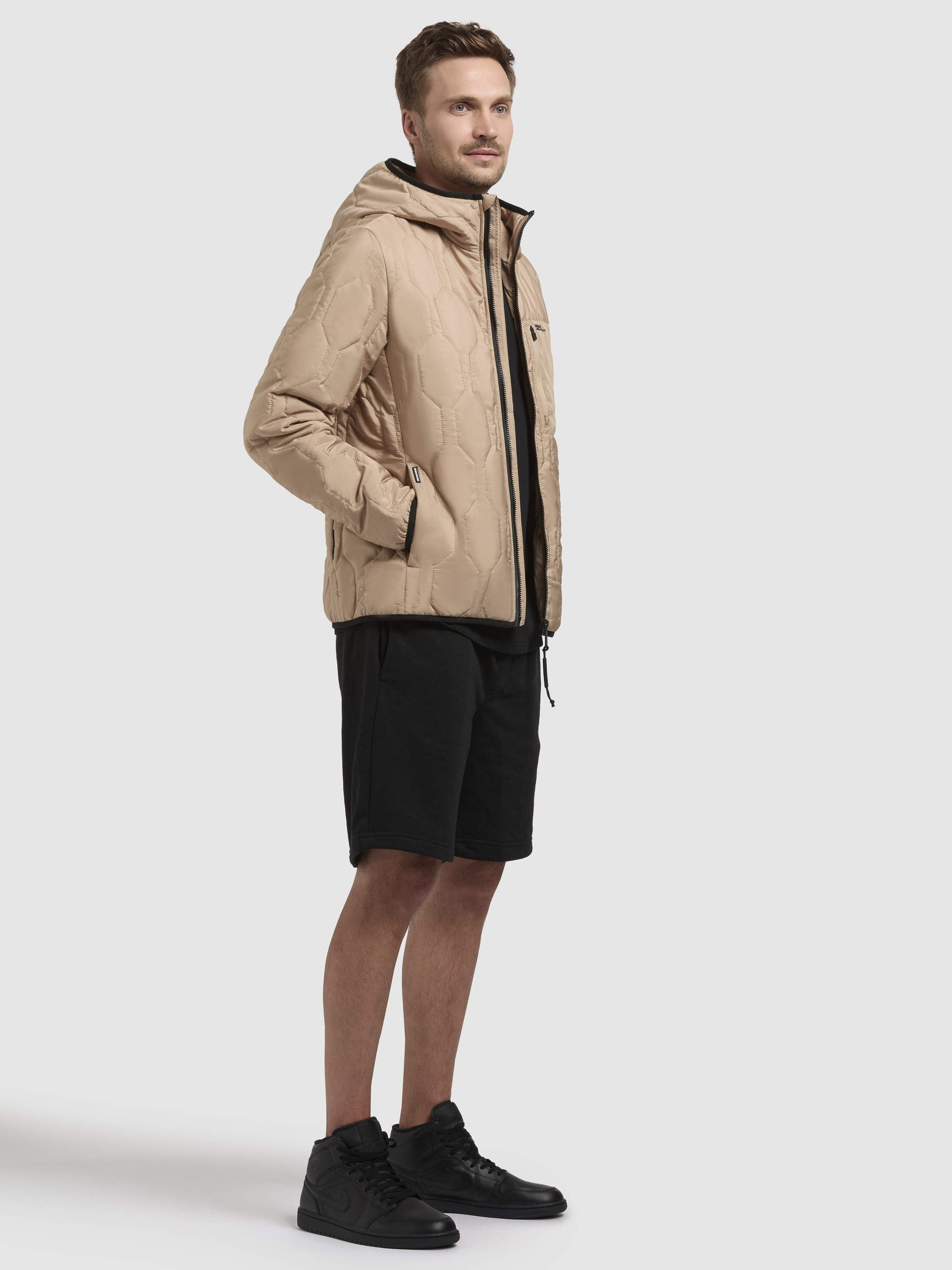 khujo Steppjacke »RHEIN«, mit Kapuze