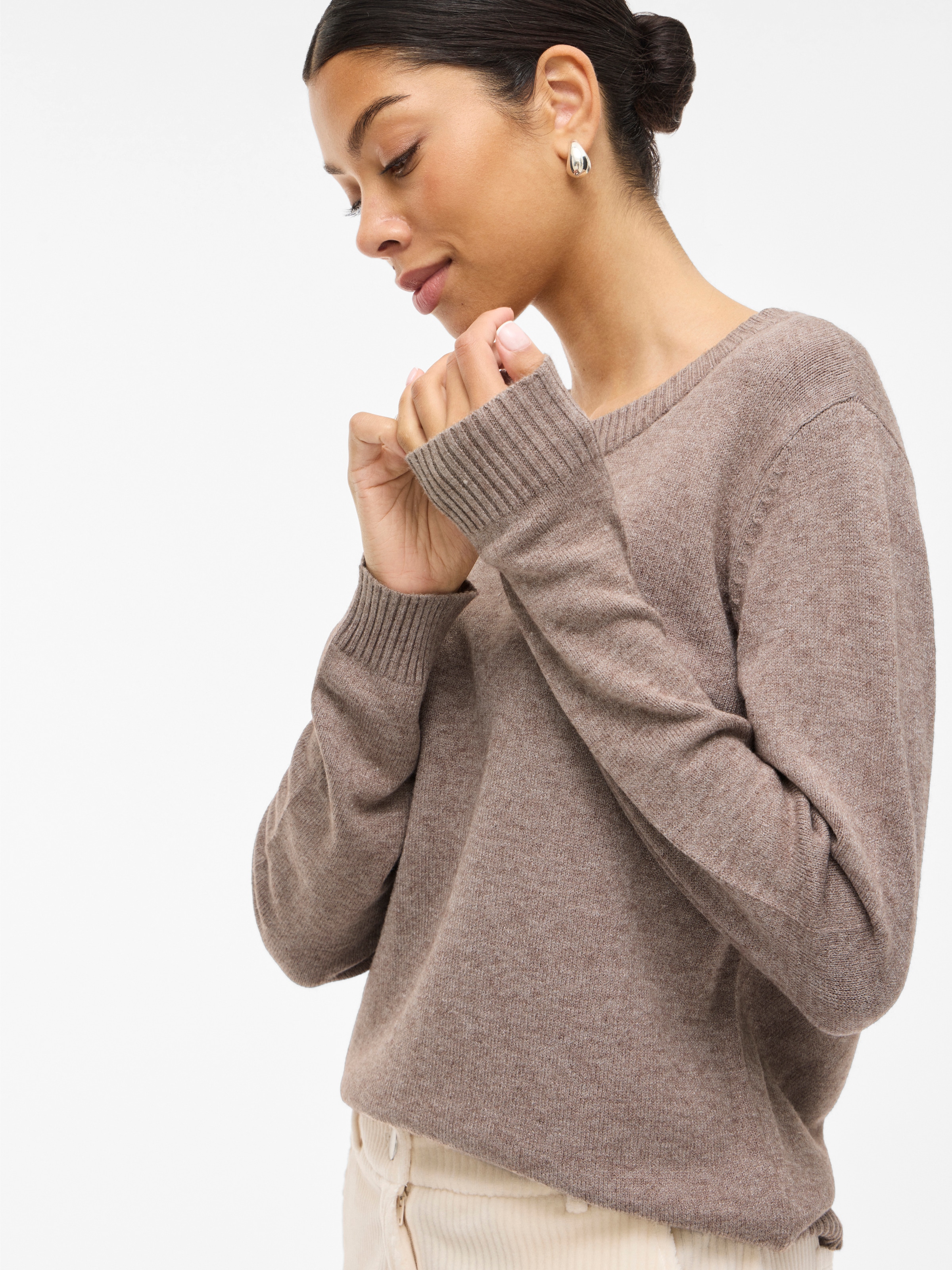 Vila Rundhalspullover »VIRIL O-NECK L/S KNIT TOP - NOOS«